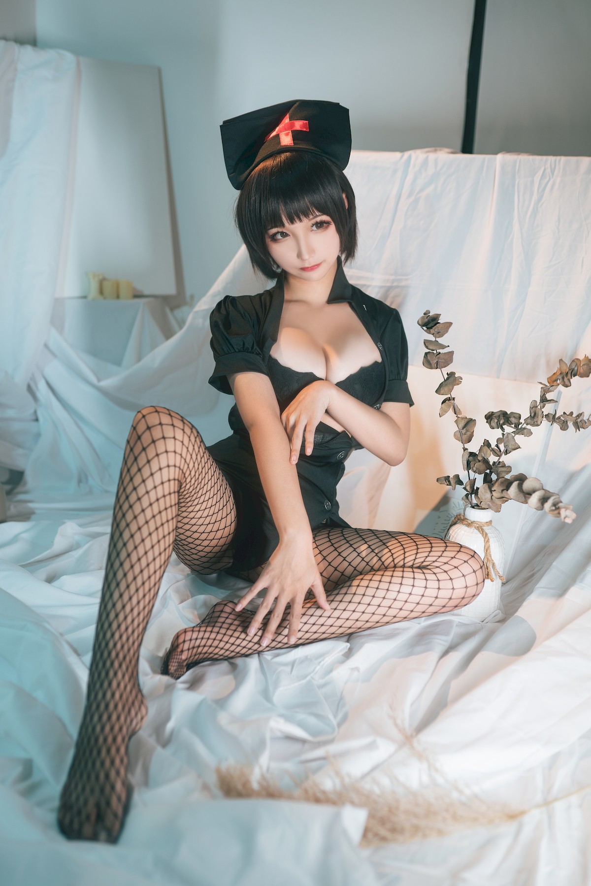 Cosplay 蠢沫沫 Chunmomo 护士 Dark Nurse(25)