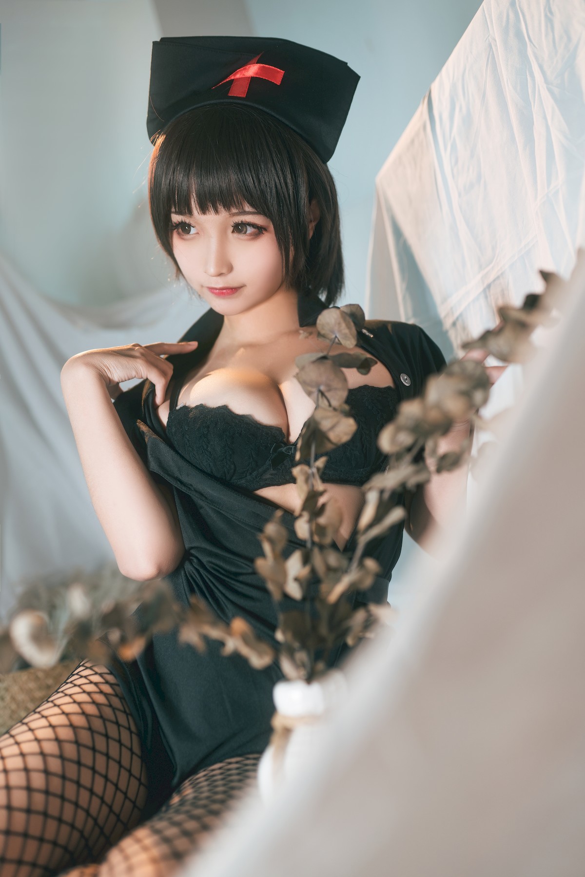 Cosplay 蠢沫沫 Chunmomo 护士 Dark Nurse(18)