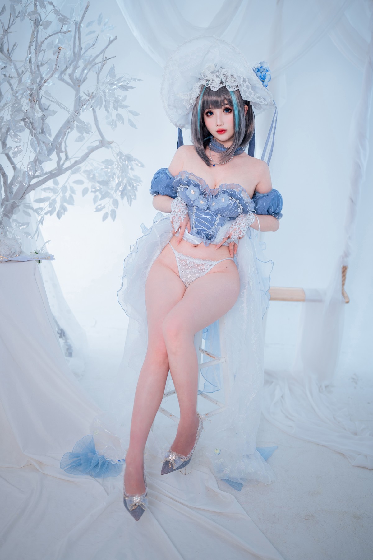 Cosplay Rioko凉凉子 柴郡冰雪公主(8)