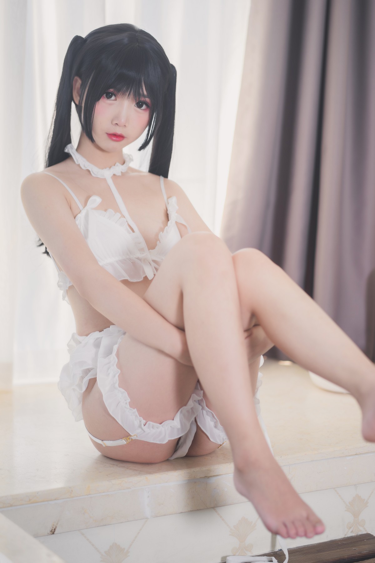 Cosplay 面饼仙儿 脑内少女 白内衣(3)