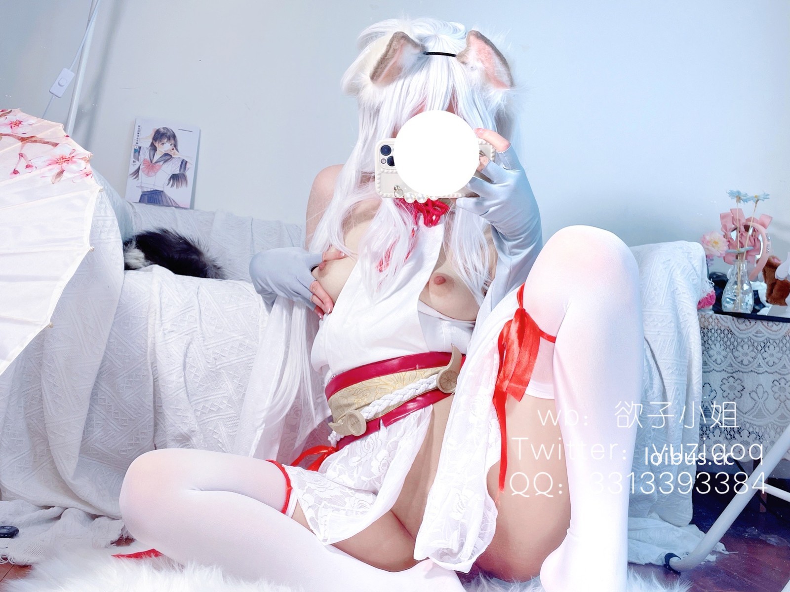 Coser 小蔡头喵喵]纯白胡桃(39)