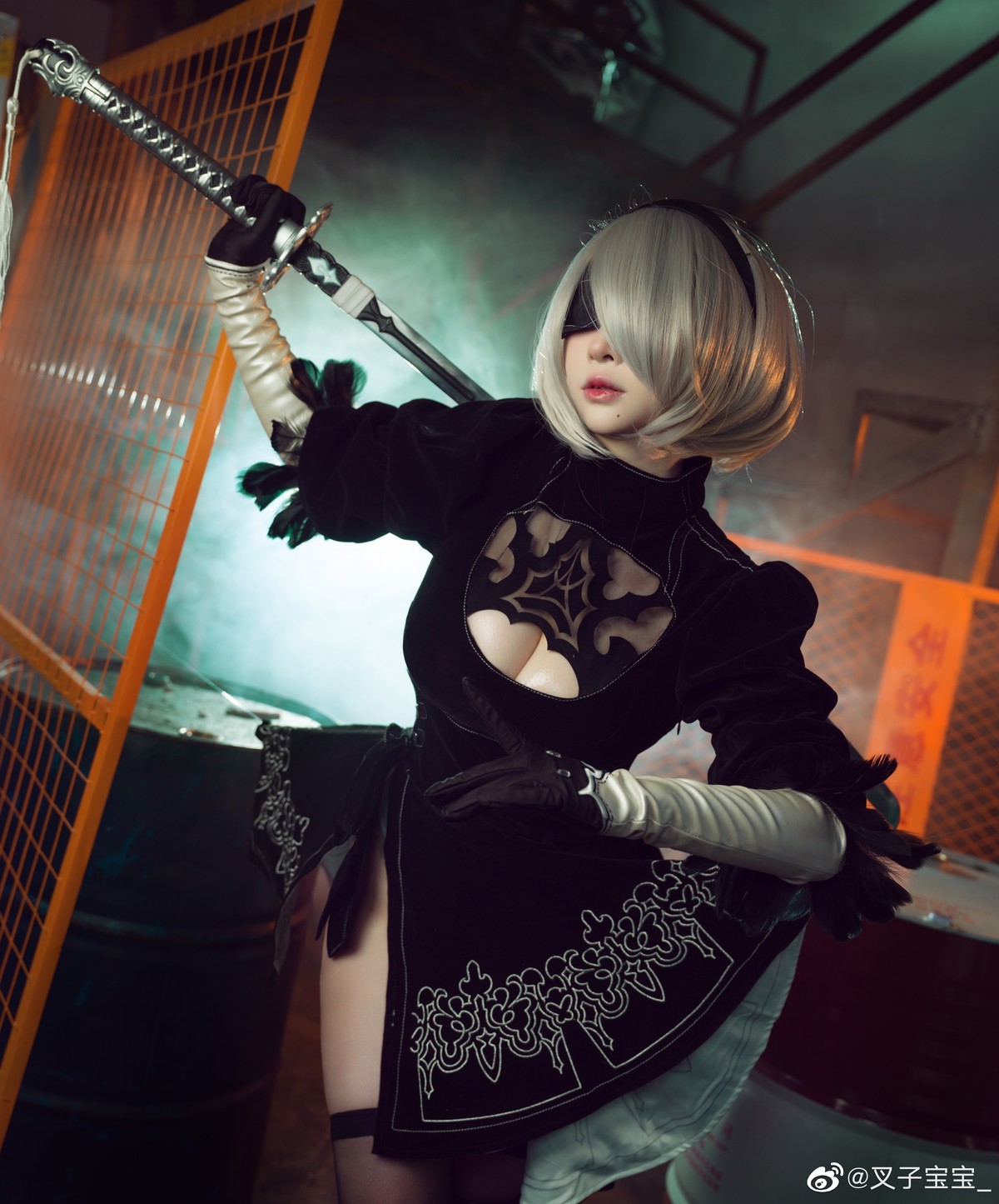 叉子宝宝 Cosplay 2B 尼尔机械纪元(3)