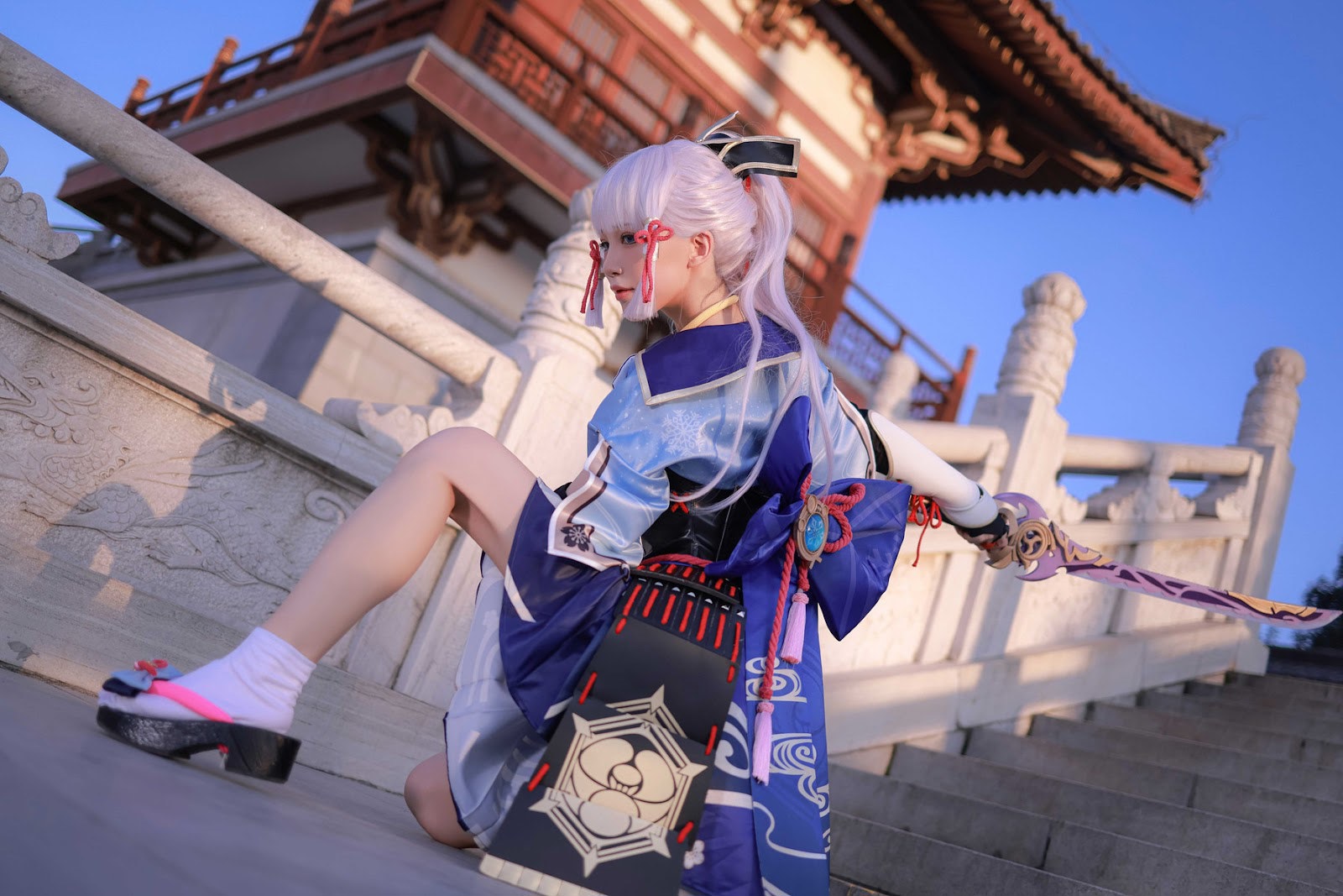 Cosplay 水淼Aqua 神里綾華 Kamisato Ayaka(16)