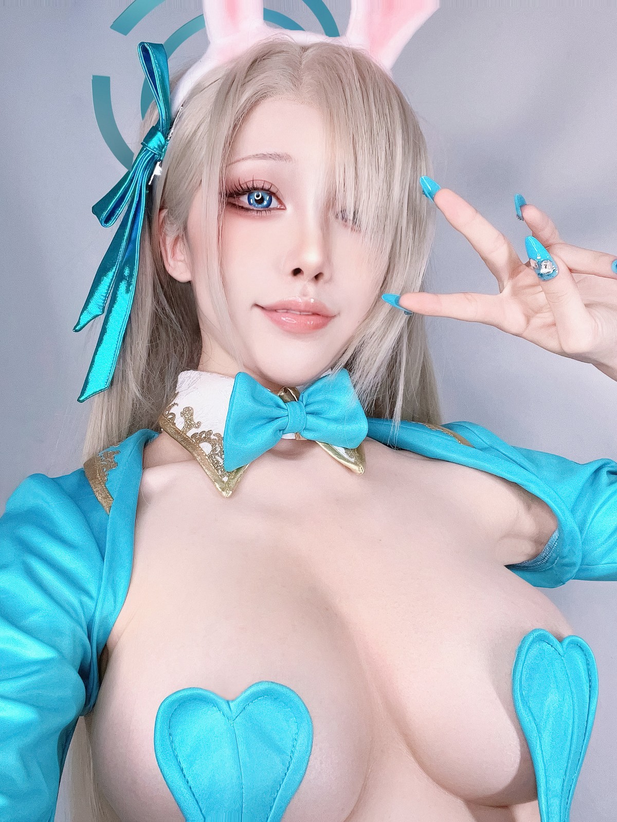 Cosplay 水淼Aqua アスナちゃん✨🐰(14)