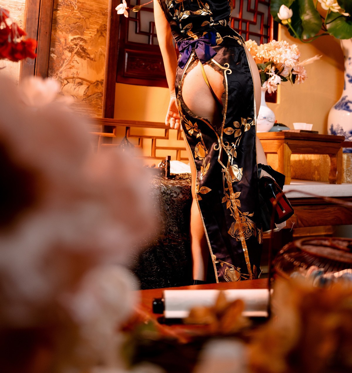 Cosplay 七七娜娜子 金莲 Gold Lily(12)