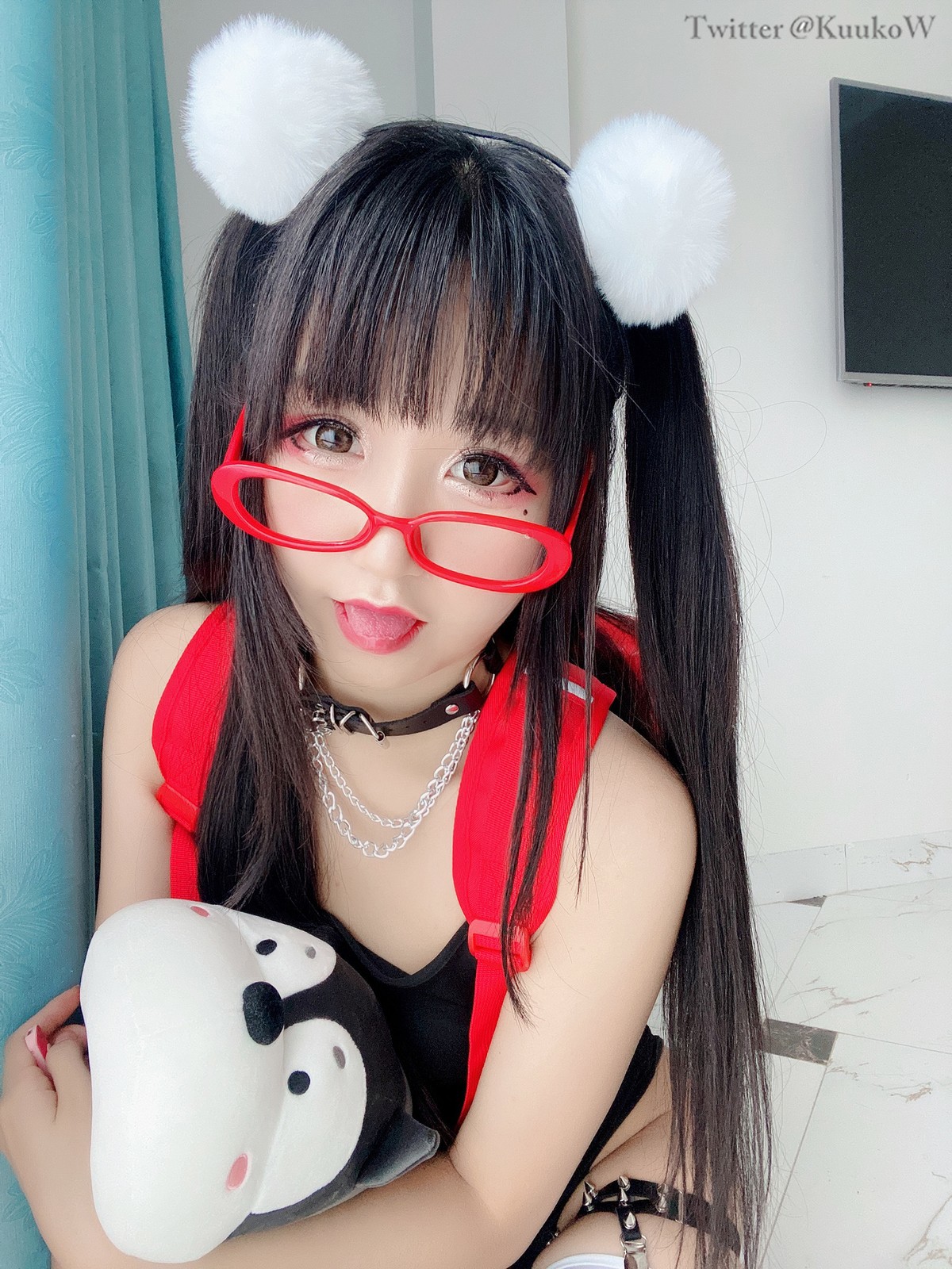 Cosplay KuukoW クー子 Megane Chan(44)