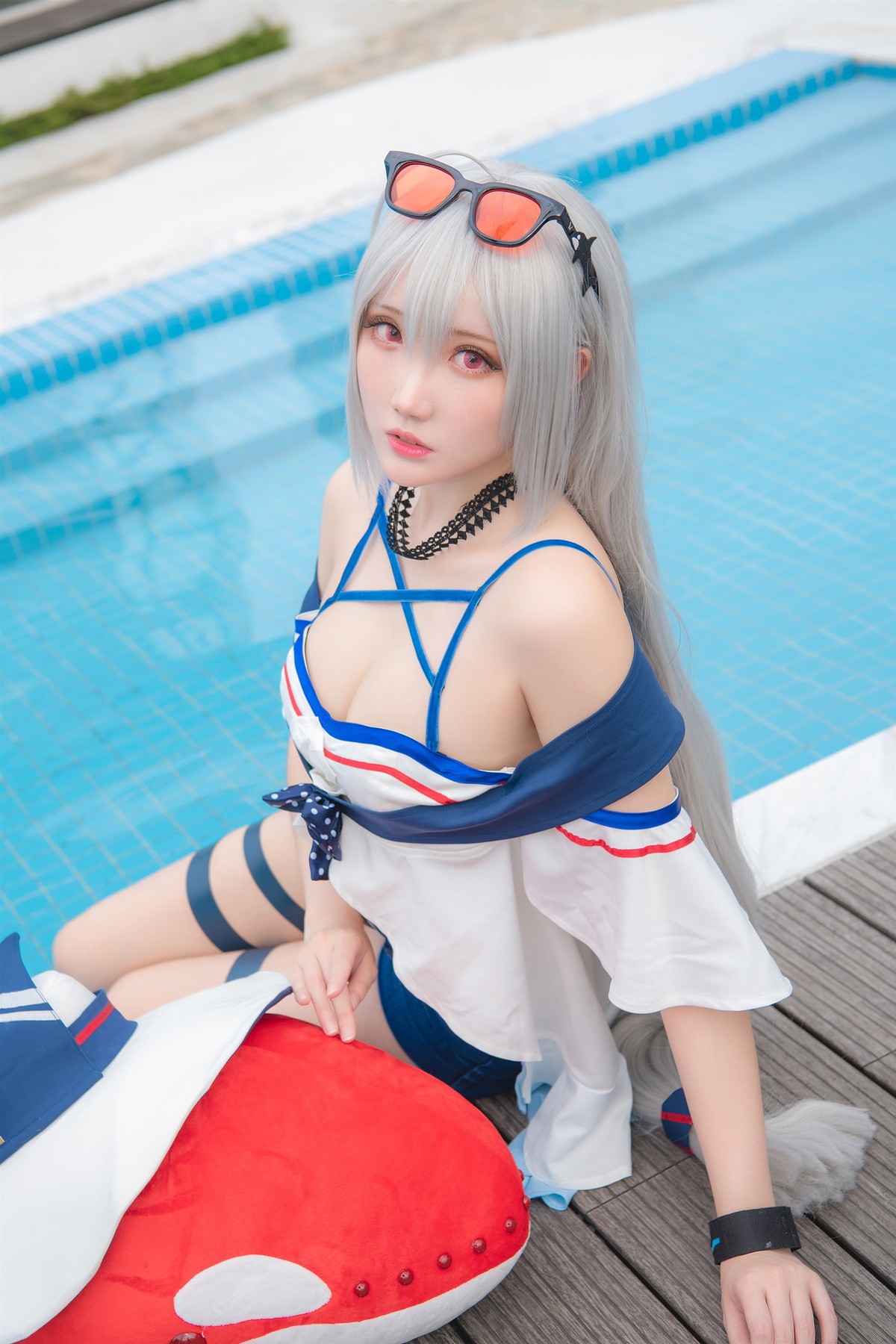 Cosplay 瓜希酱 斯卡蒂(4)