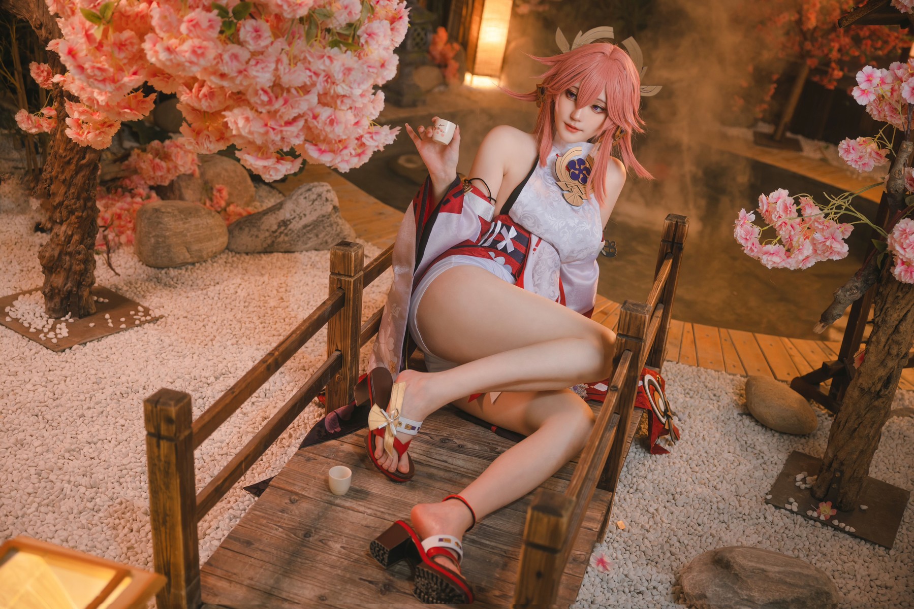 蛋黄mayo Cosplay 八重神子(4)