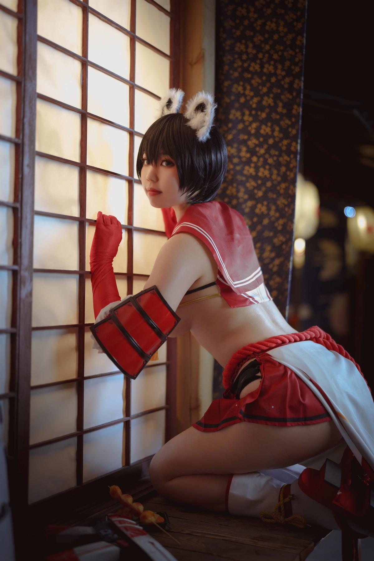 Ganlory 啊日日 Cosplay 春日ツバキ Kasuga Tsubaki(18)