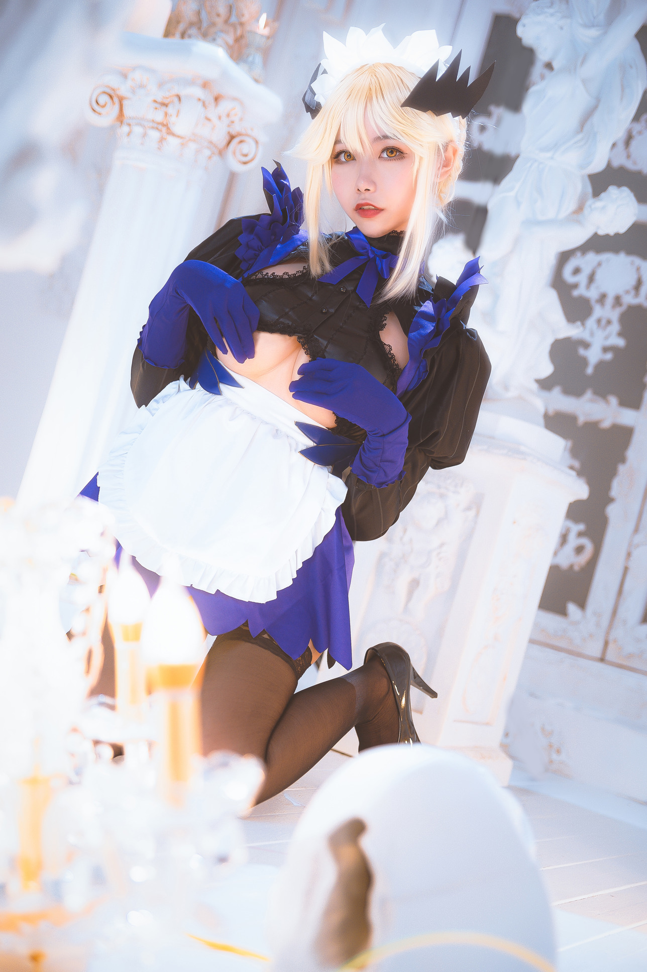 [Momoko葵葵] Artoria Pendragon Alter 黑枪呆女仆(10)