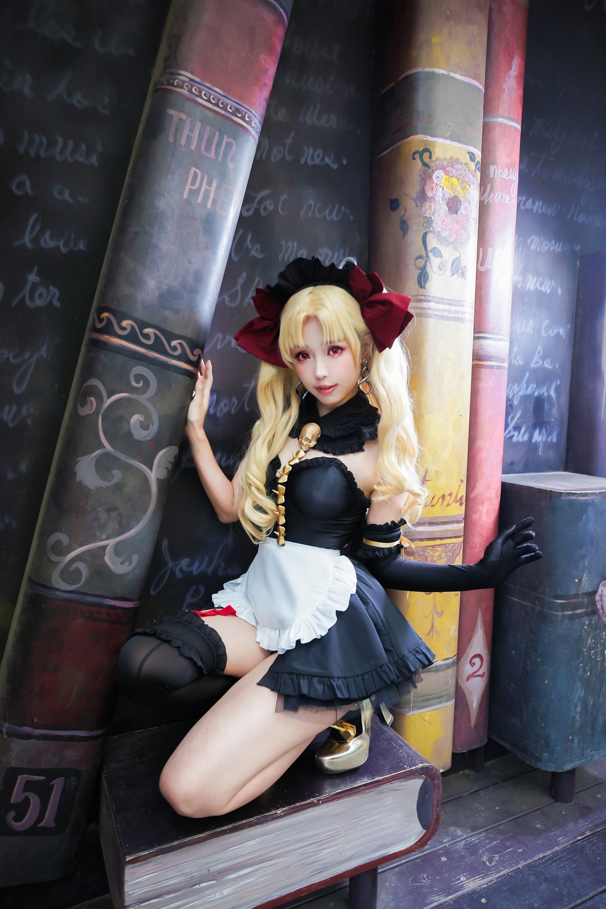 Cosplay ElyEE子 远坂凛 女仆(9)