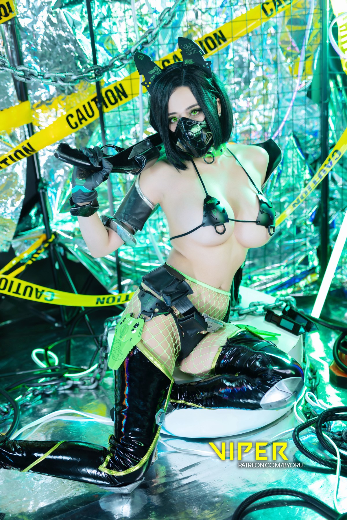 Cosplay 日本性感萝莉Byoru Viper Valorant(14)