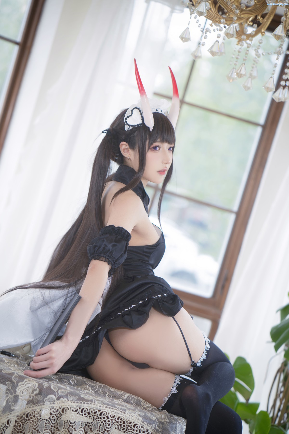 阿包也是兔娘 Cosplay 月舰长 能代女仆(3)