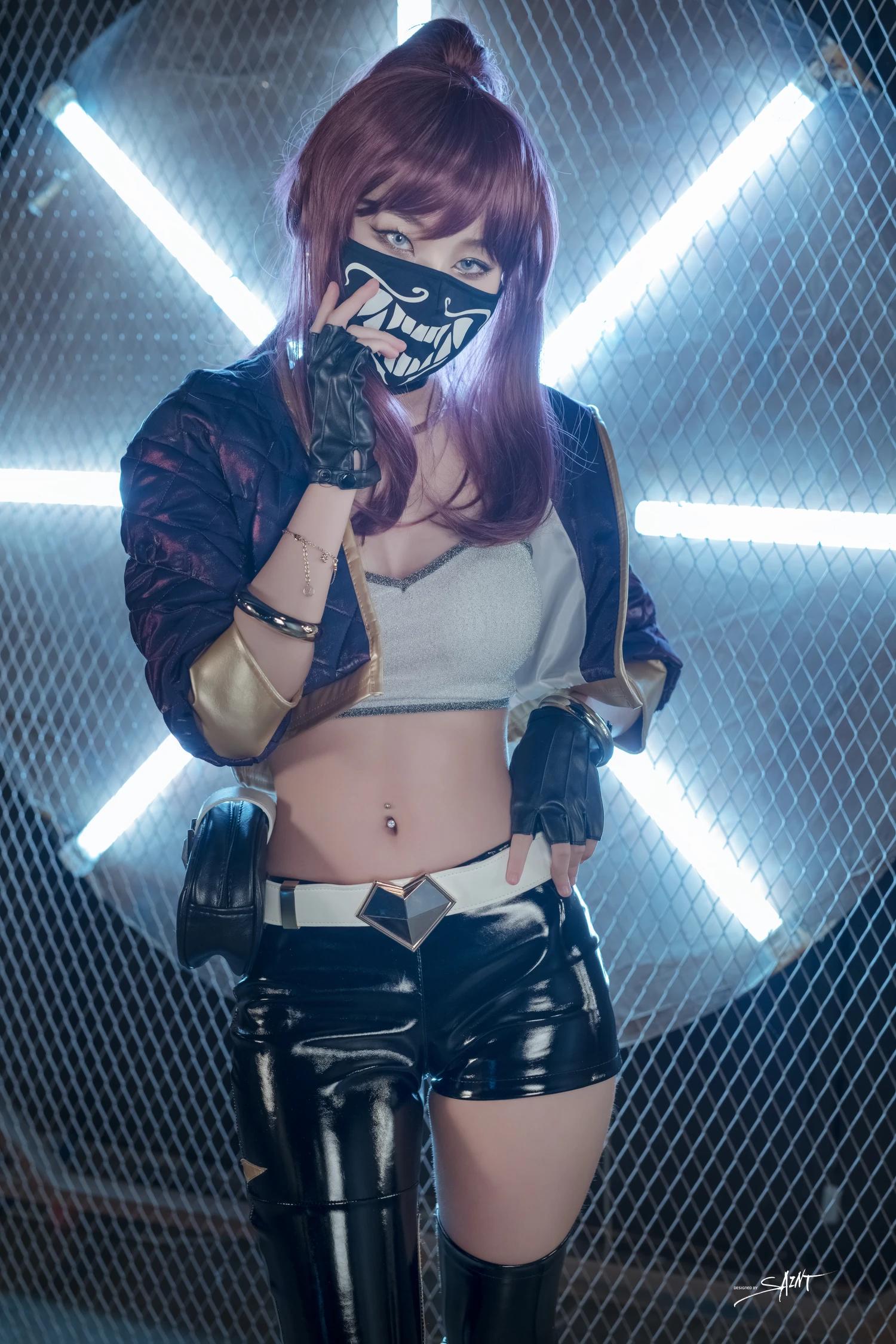 Yuna 유나, [SAINT Photolife] KDA Akali(4)