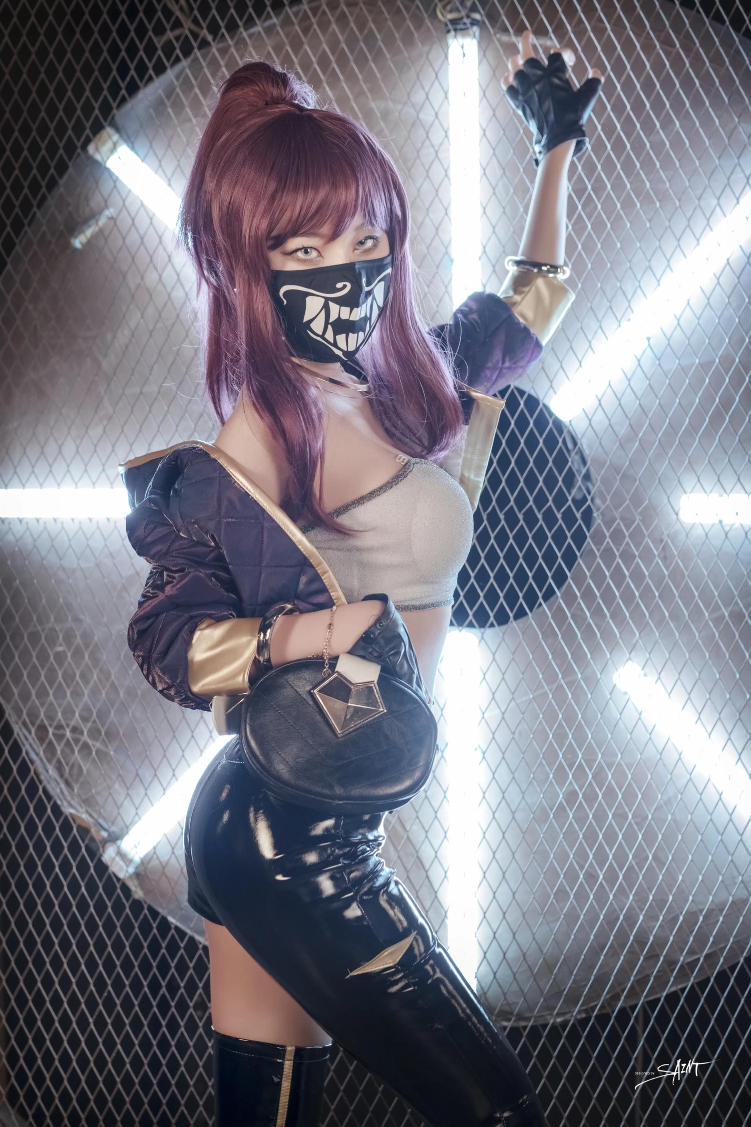 Yuna 유나, [SAINT Photolife] KDA Akali(7)