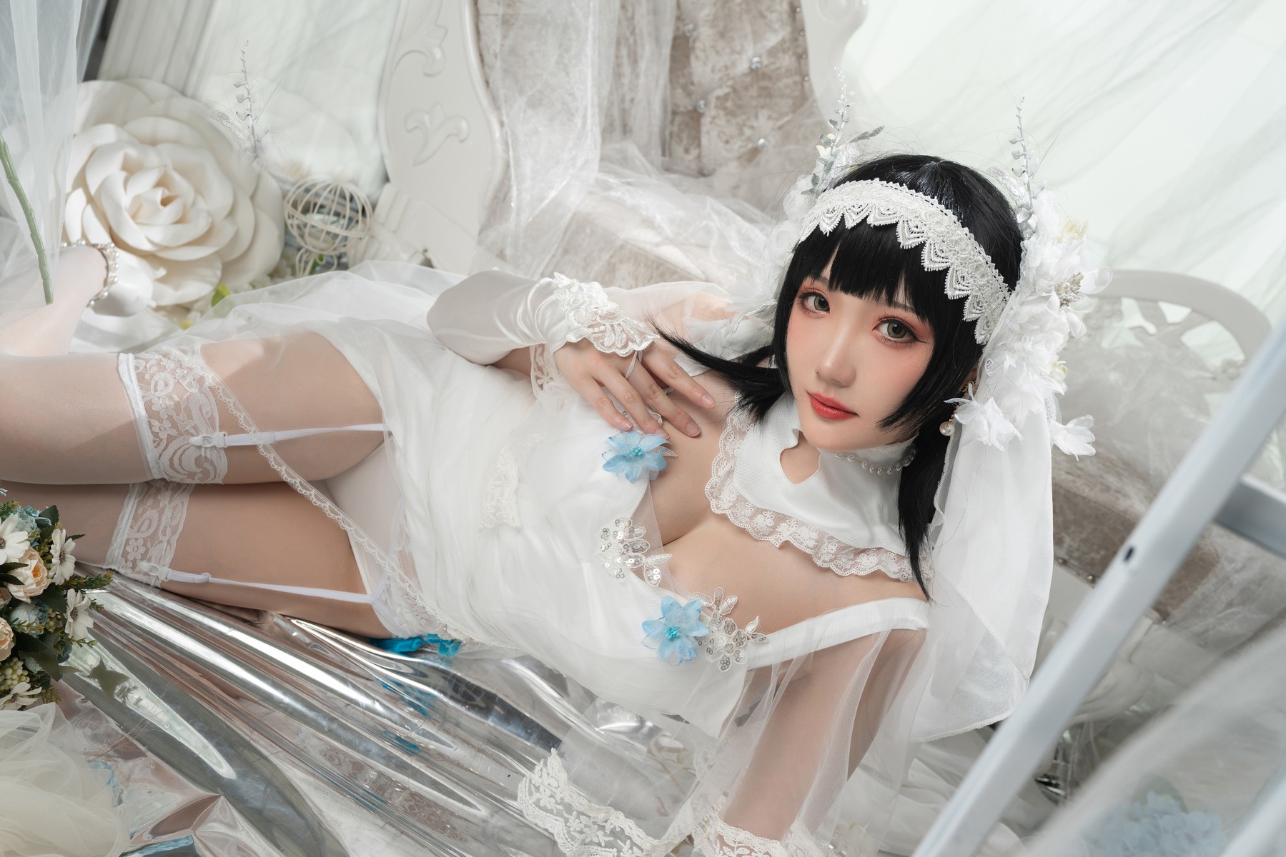 瓜希酱 Cosplay 95式花嫁(22)