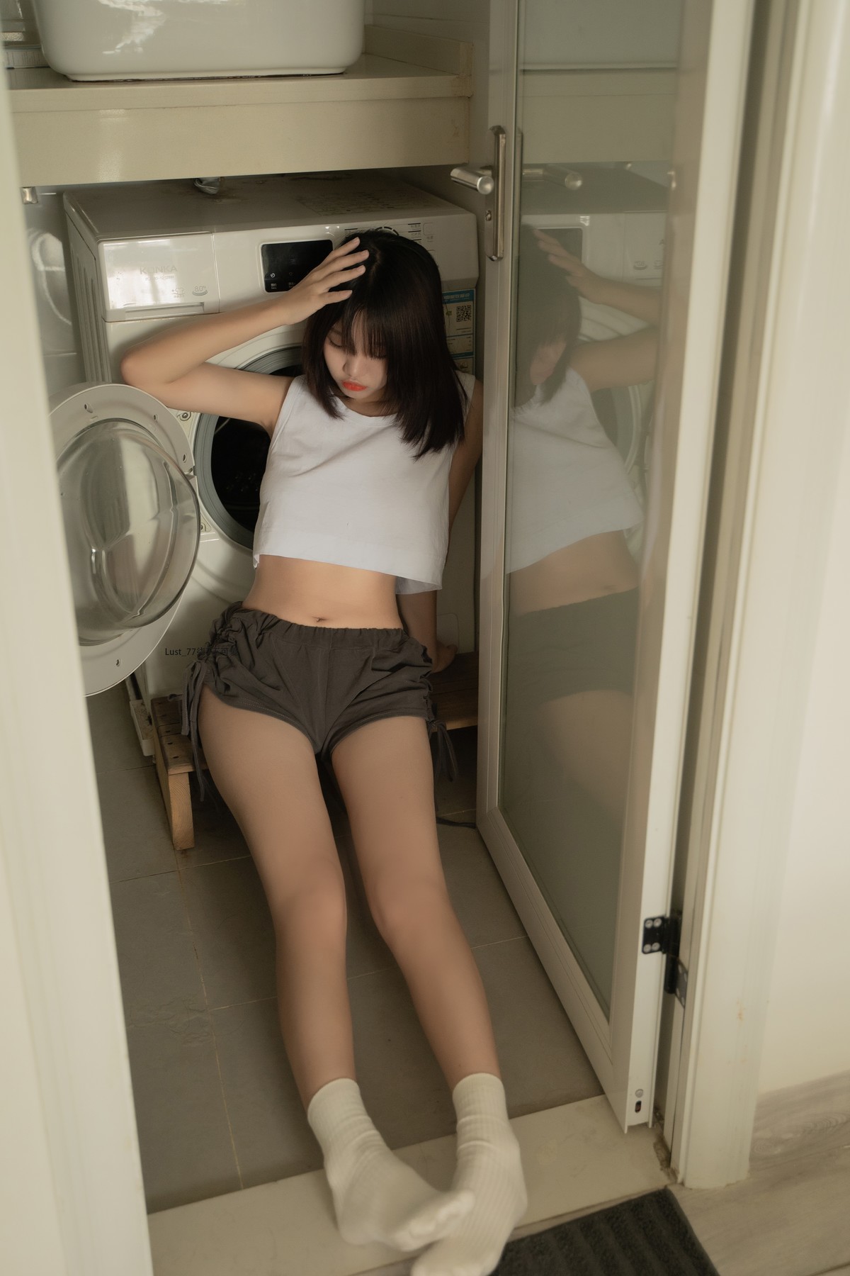 Cosplay 柒柒要乖哦 初恋背心 Set.01(14)