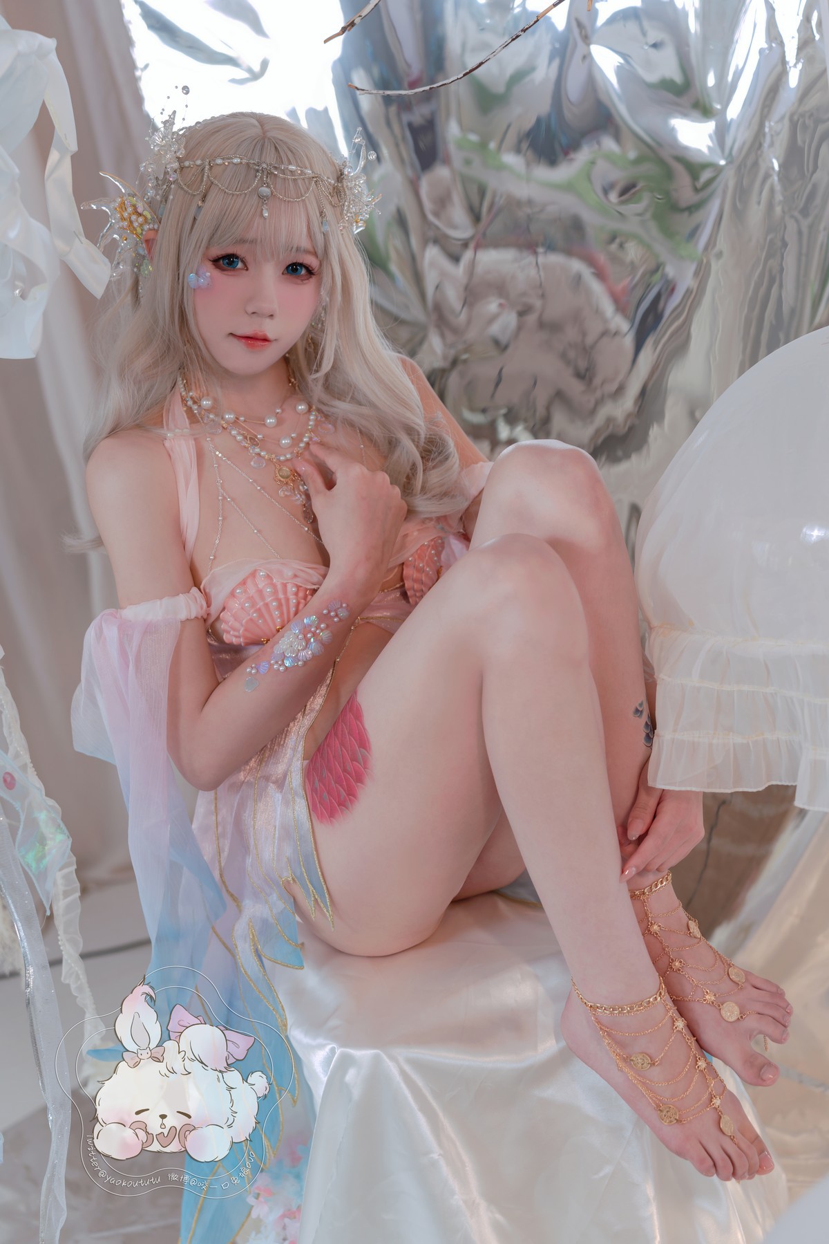 Cosplay 黏黏团子兔 海的女儿(22)