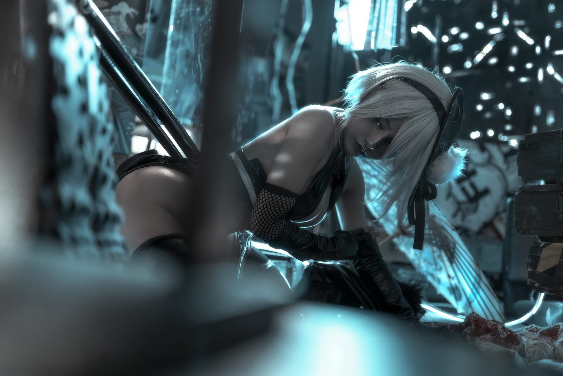 Cosplay 一笑芳香沁 忍者2B Nier(20)