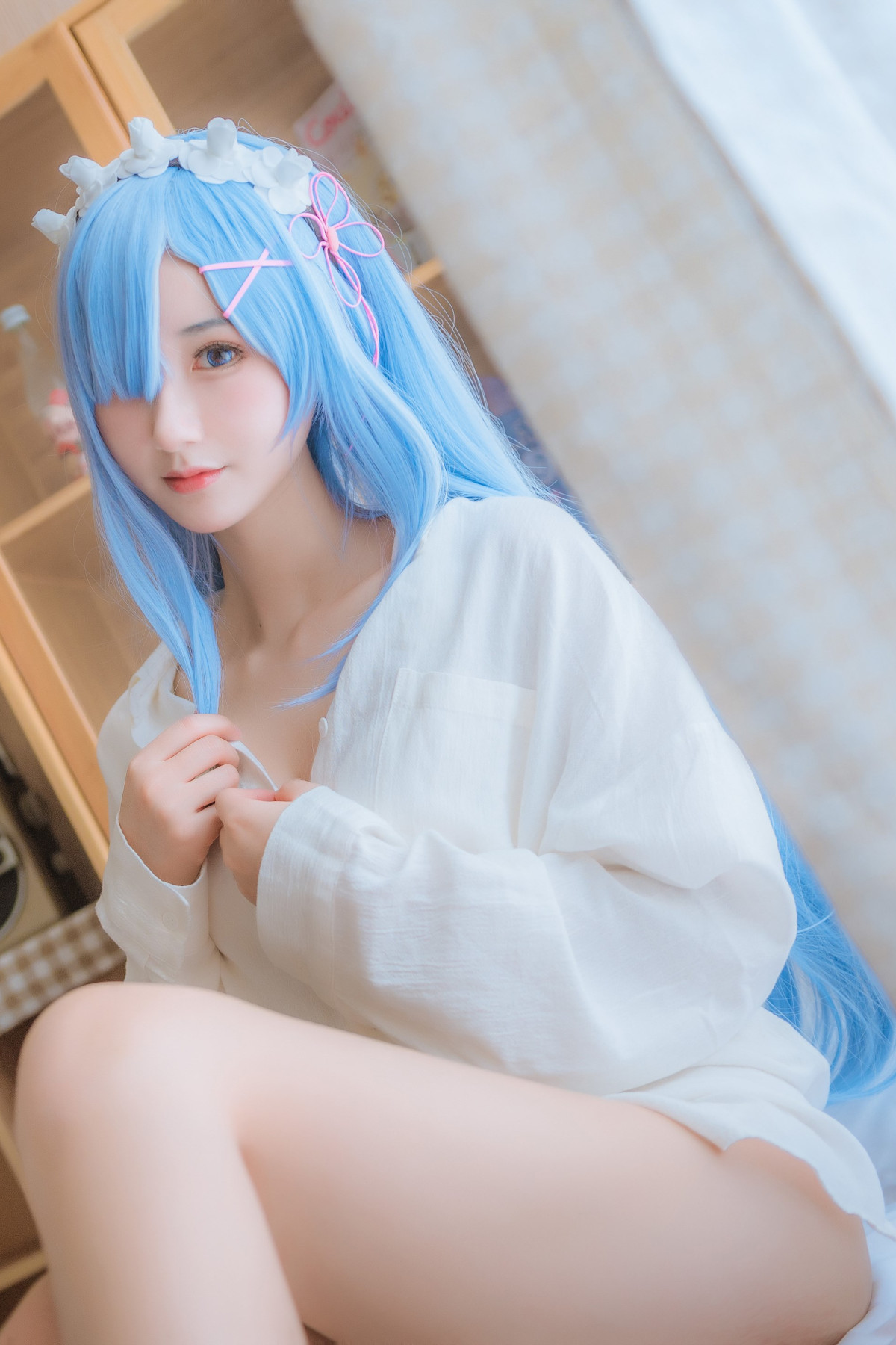 Cosplay 羽生三未图集 蕾姆(27)