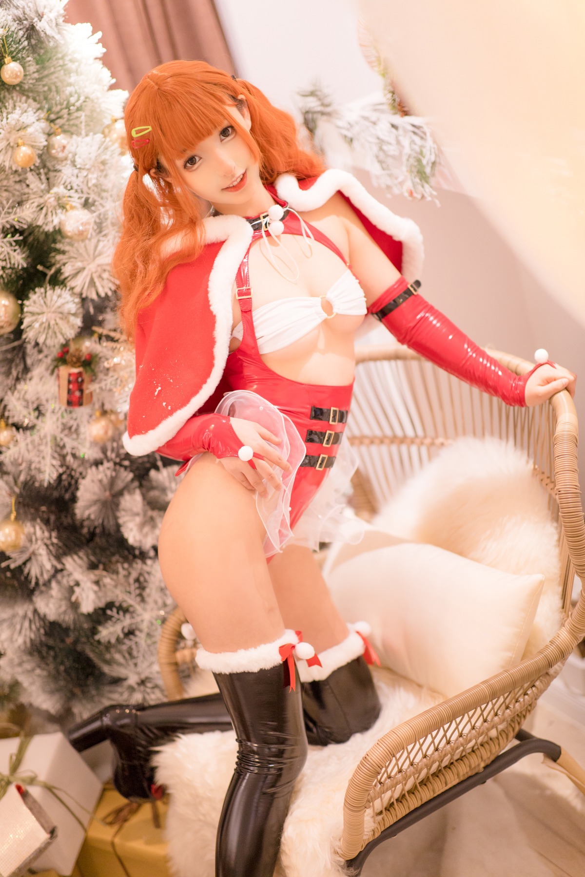 神楽坂真冬 Cosplay クリスマス　クイーン 圣诞(25)