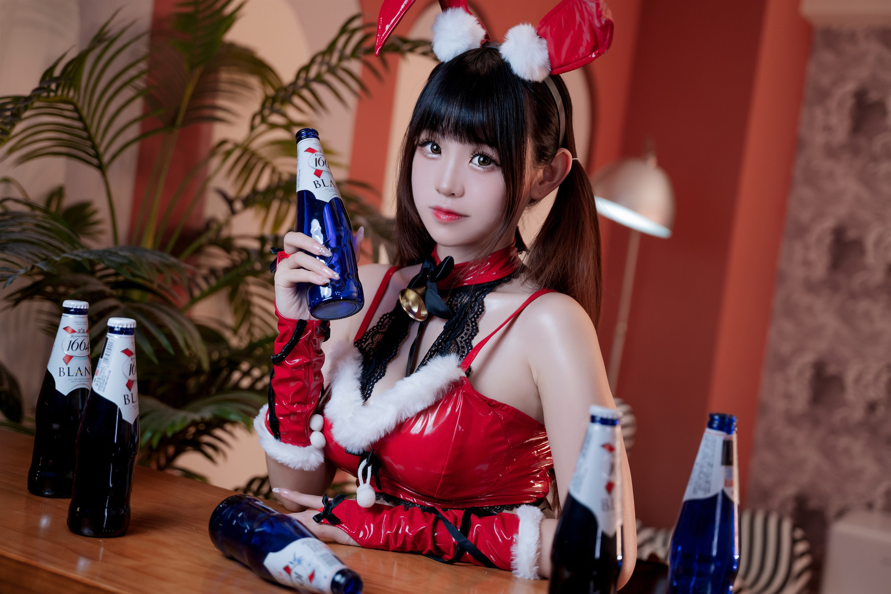 Cosplay miko酱ww 圣诞兔兔(6)