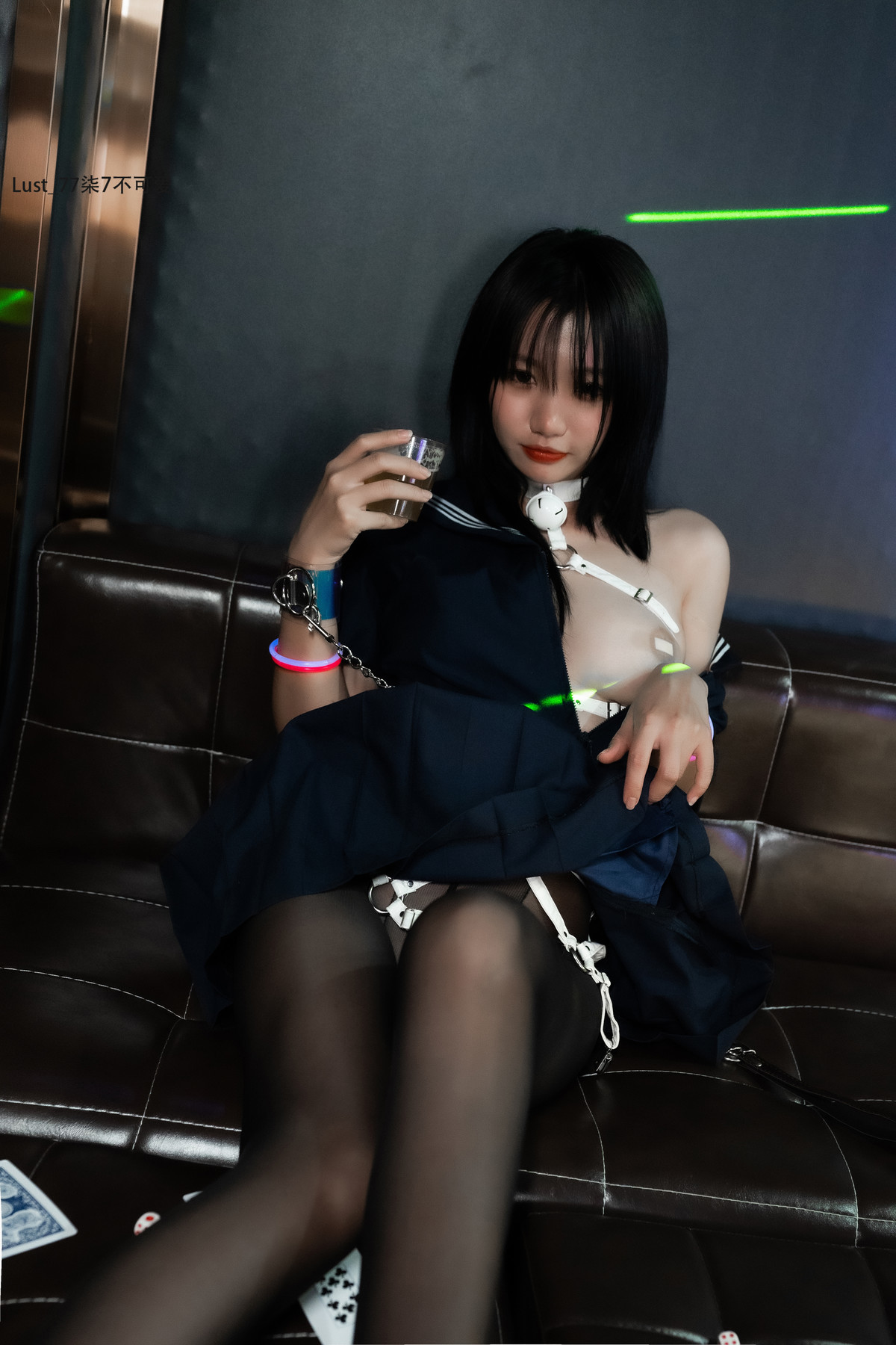 Cosplay 柒柒要乖哦 反差JK少女 Set.01(35)