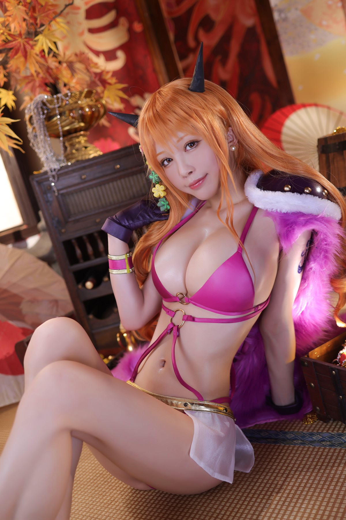 Cosplay 水淼Aqua Nami ナミ Set.01(31)