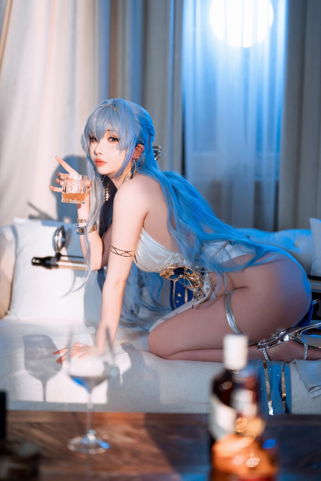 Cosplay Rioko凉凉子 海伦礼服(6)