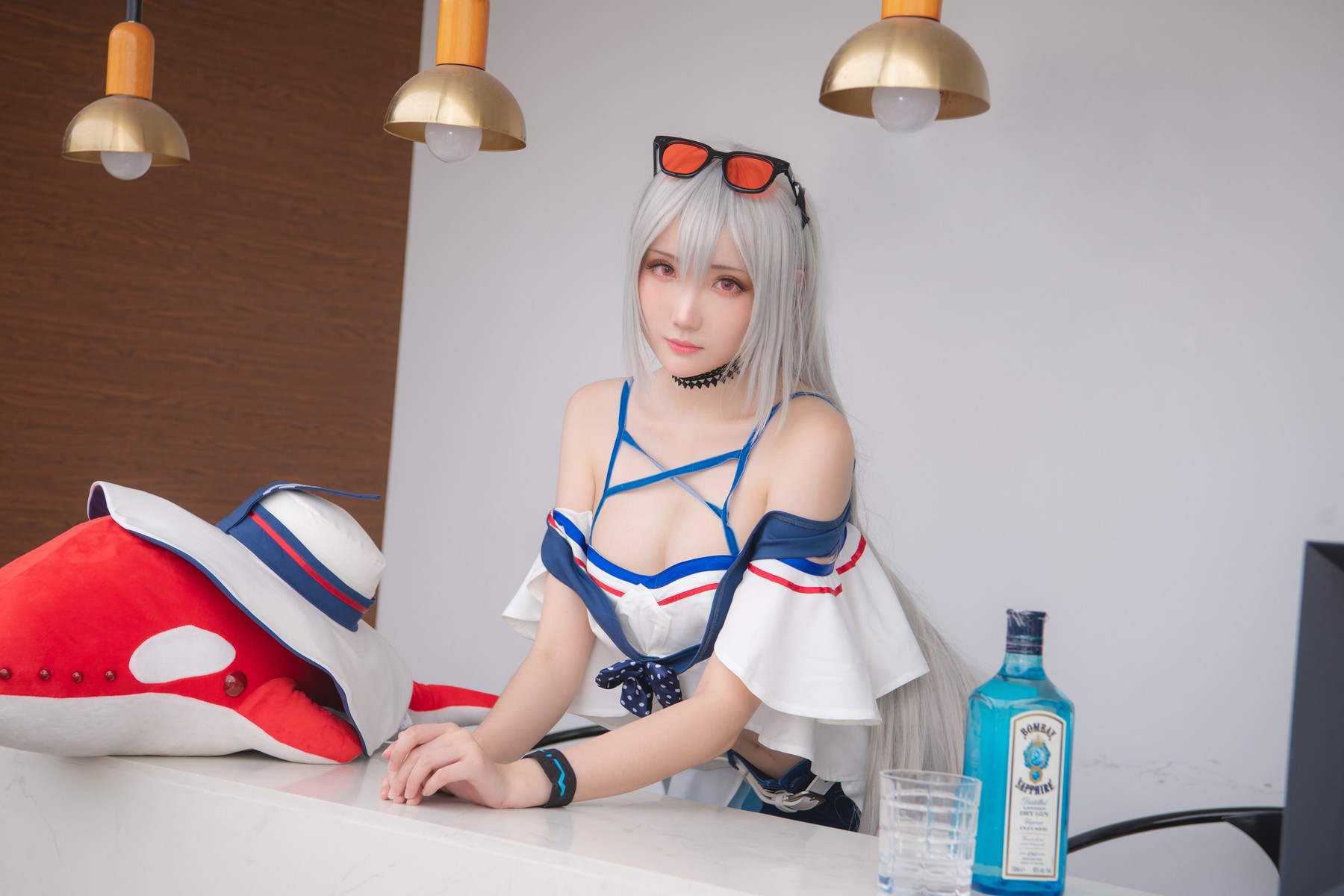 Cosplay 瓜希酱 斯卡蒂(23)