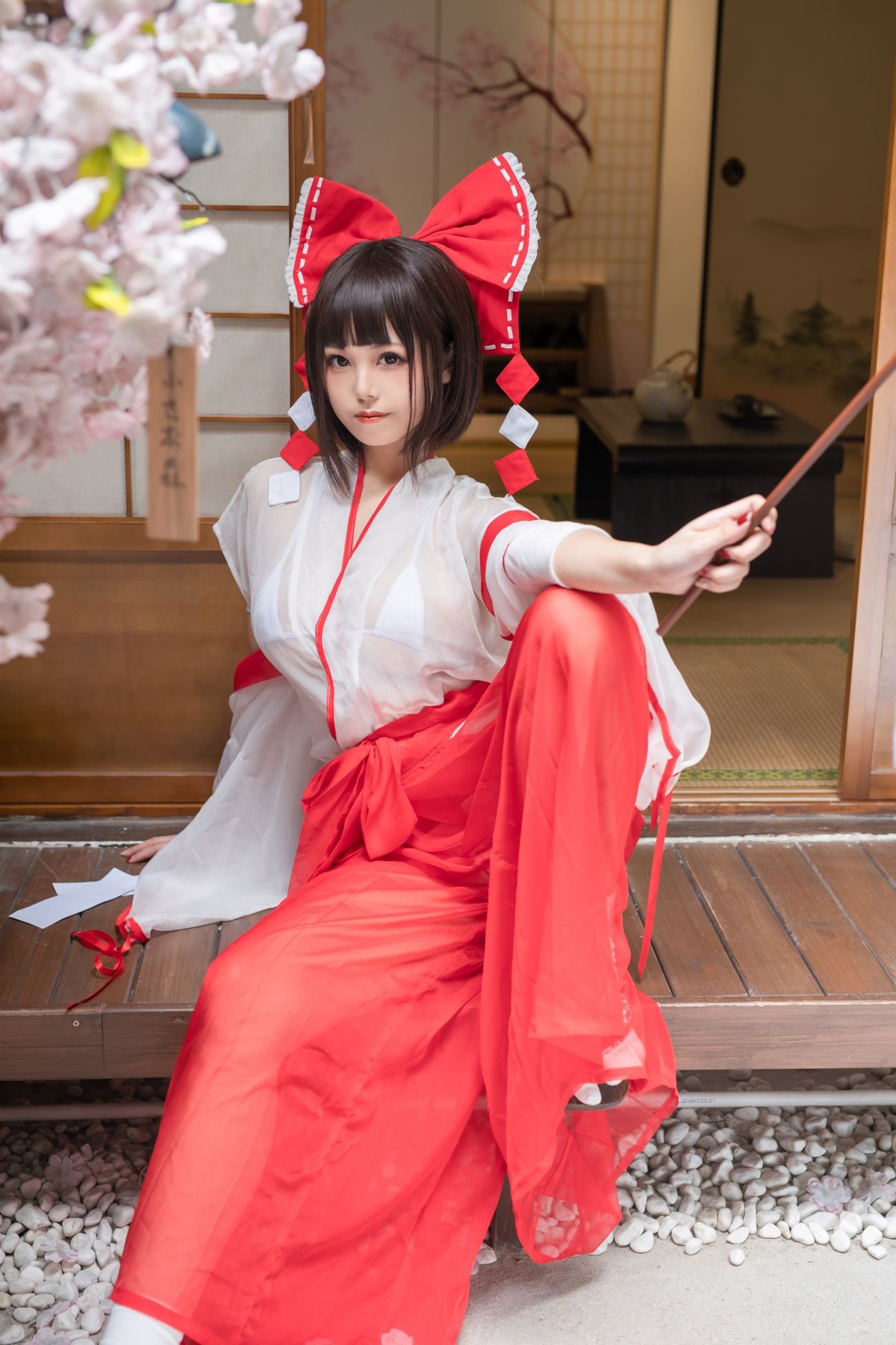 蜜汁貓裘 Cosplay 巫女 Miko Sister(2)