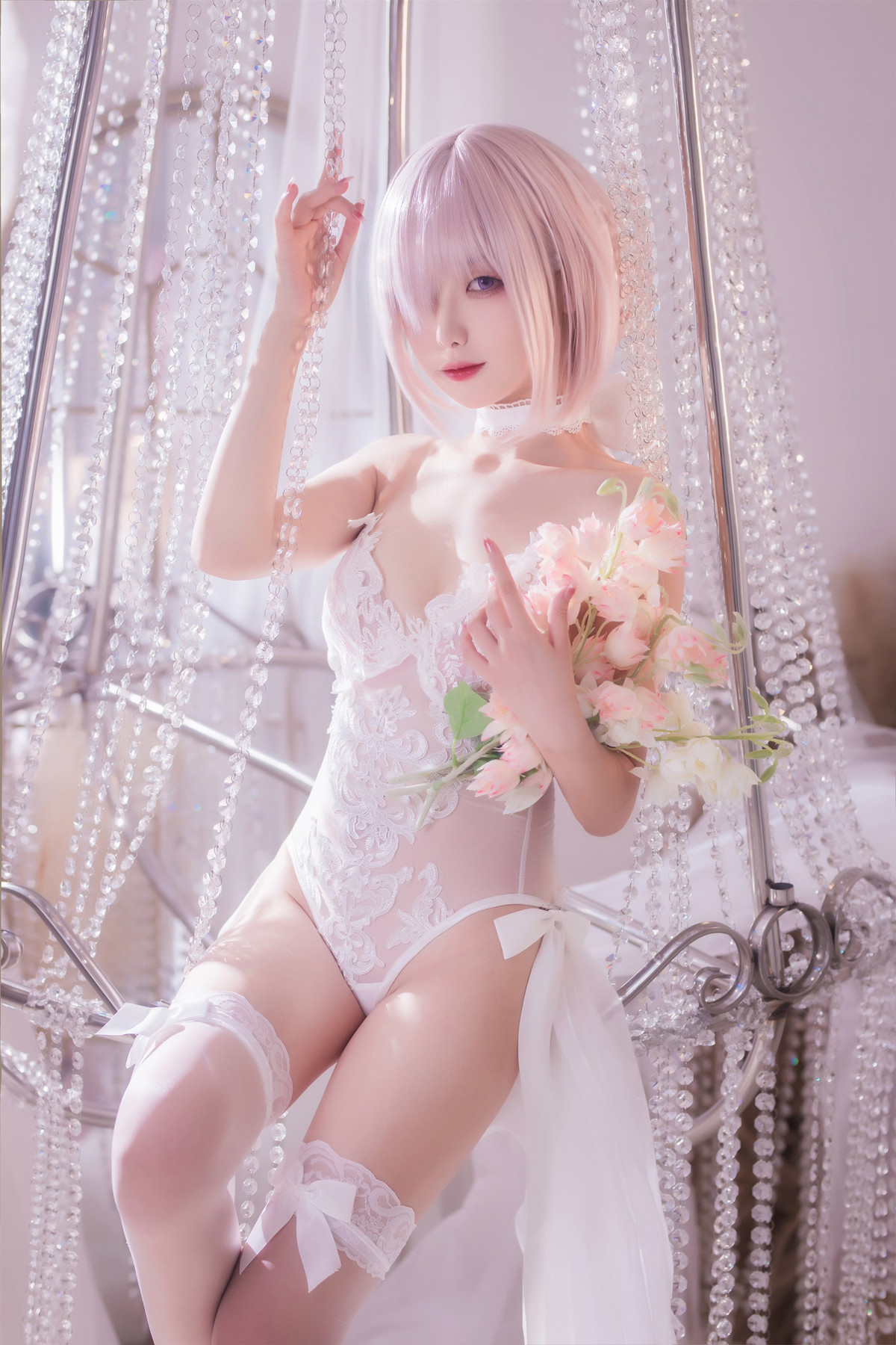 Cosplay 封疆疆v 婚纱玛修