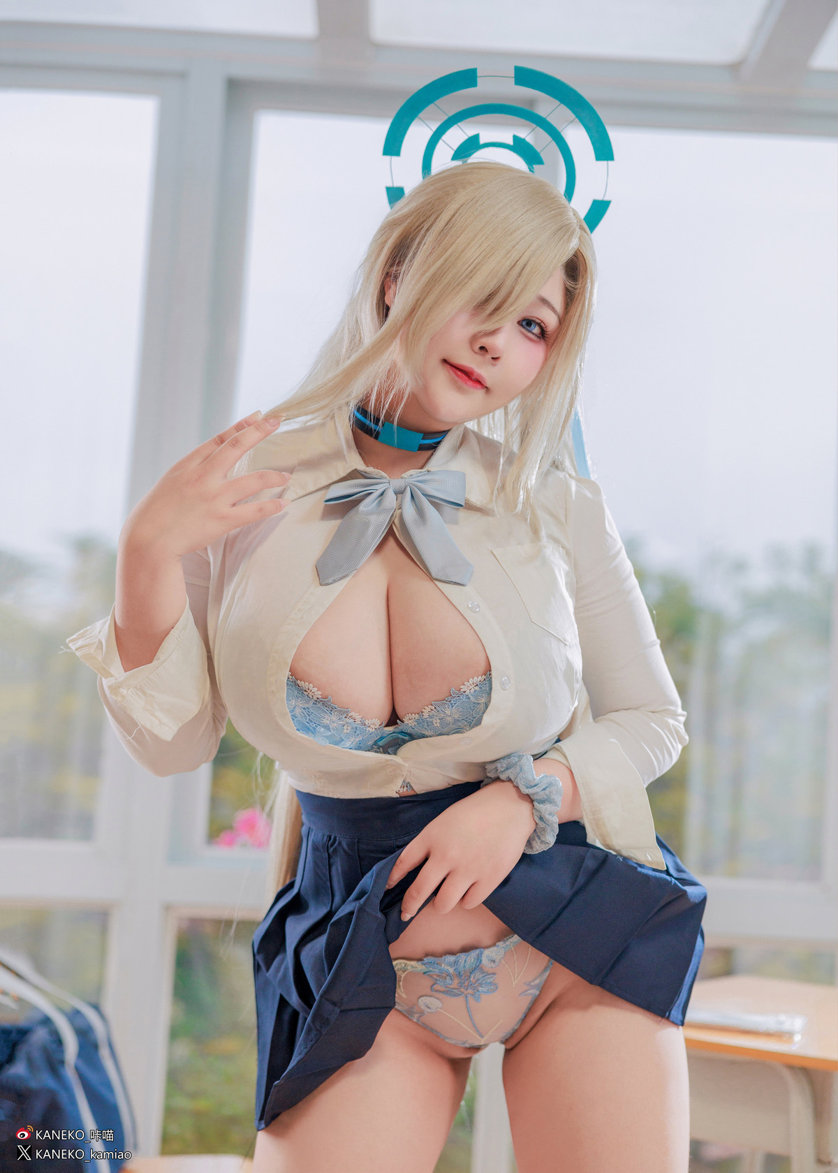 Cosplay KANEKO咔喵 B本明日奈 Set.01(7)