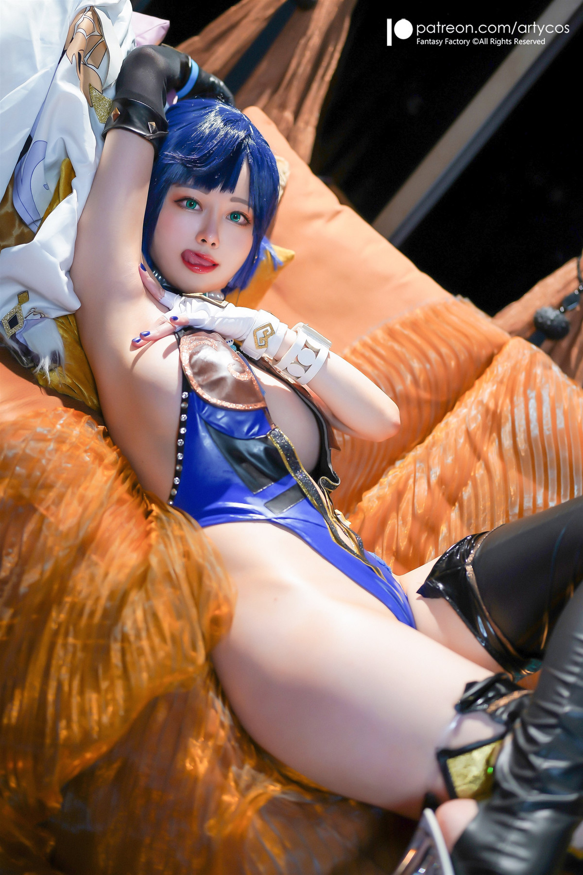 Cosplay Arty亞緹 Yelan 夜兰 Genshin Set.01(16)