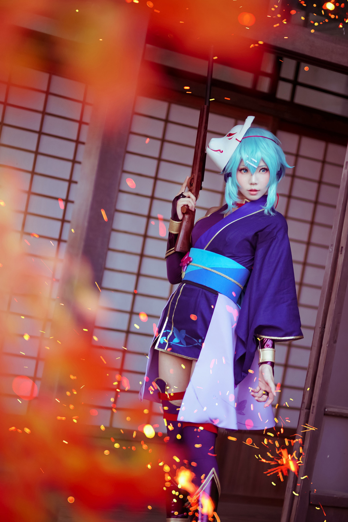 Cosplay ElyEE子 诗乃猎人(13)