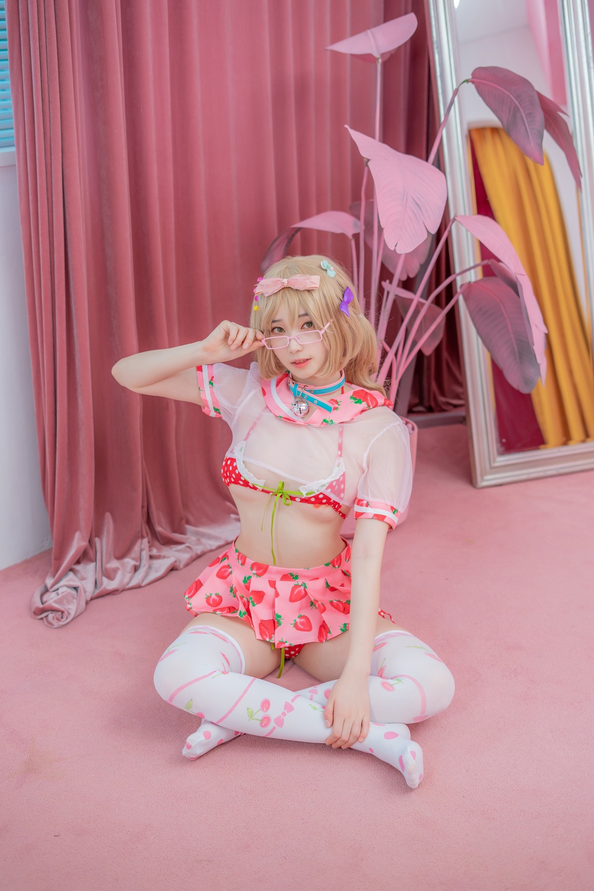 Bambi 밤비, [CreamSoda] Over knee socks Set.01(10)