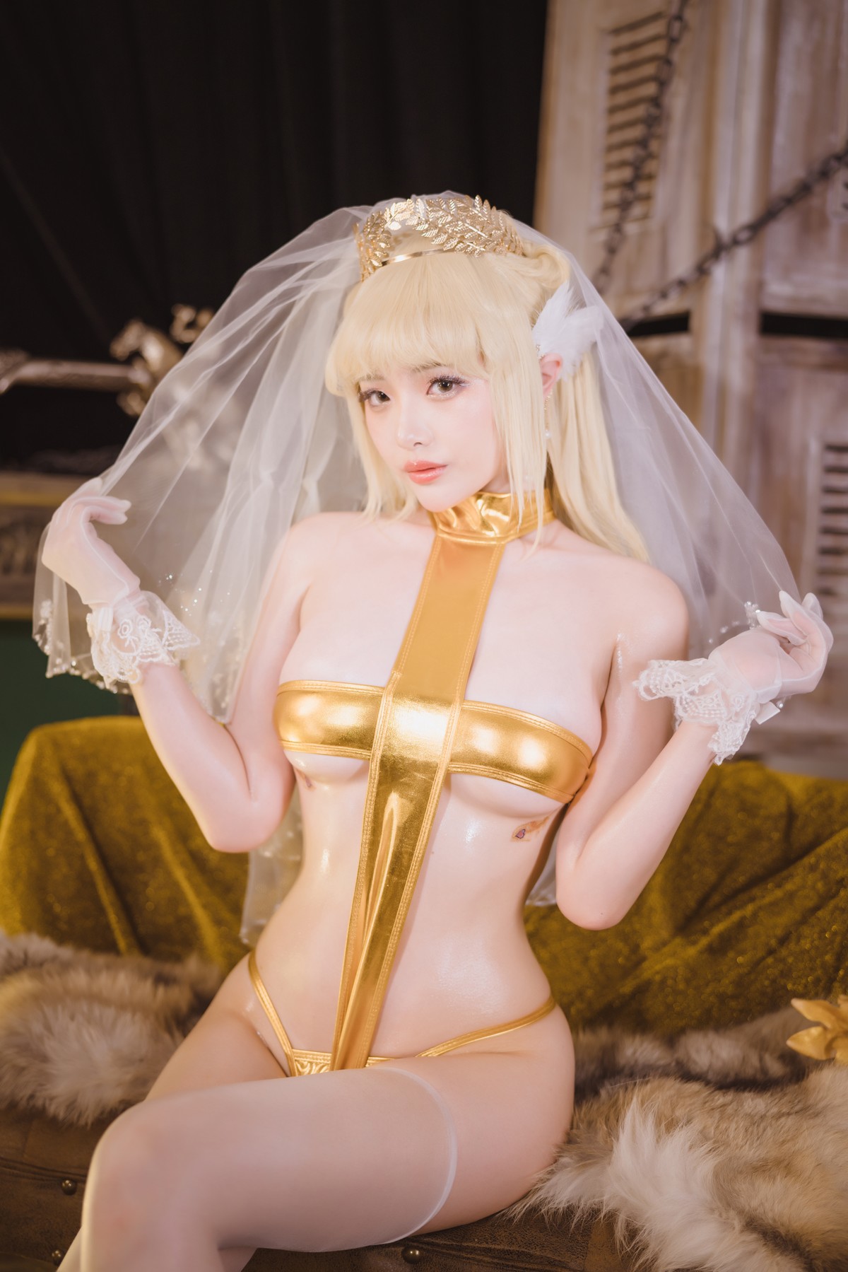 Cosplay 雯妹不讲道理 发光精灵(41)