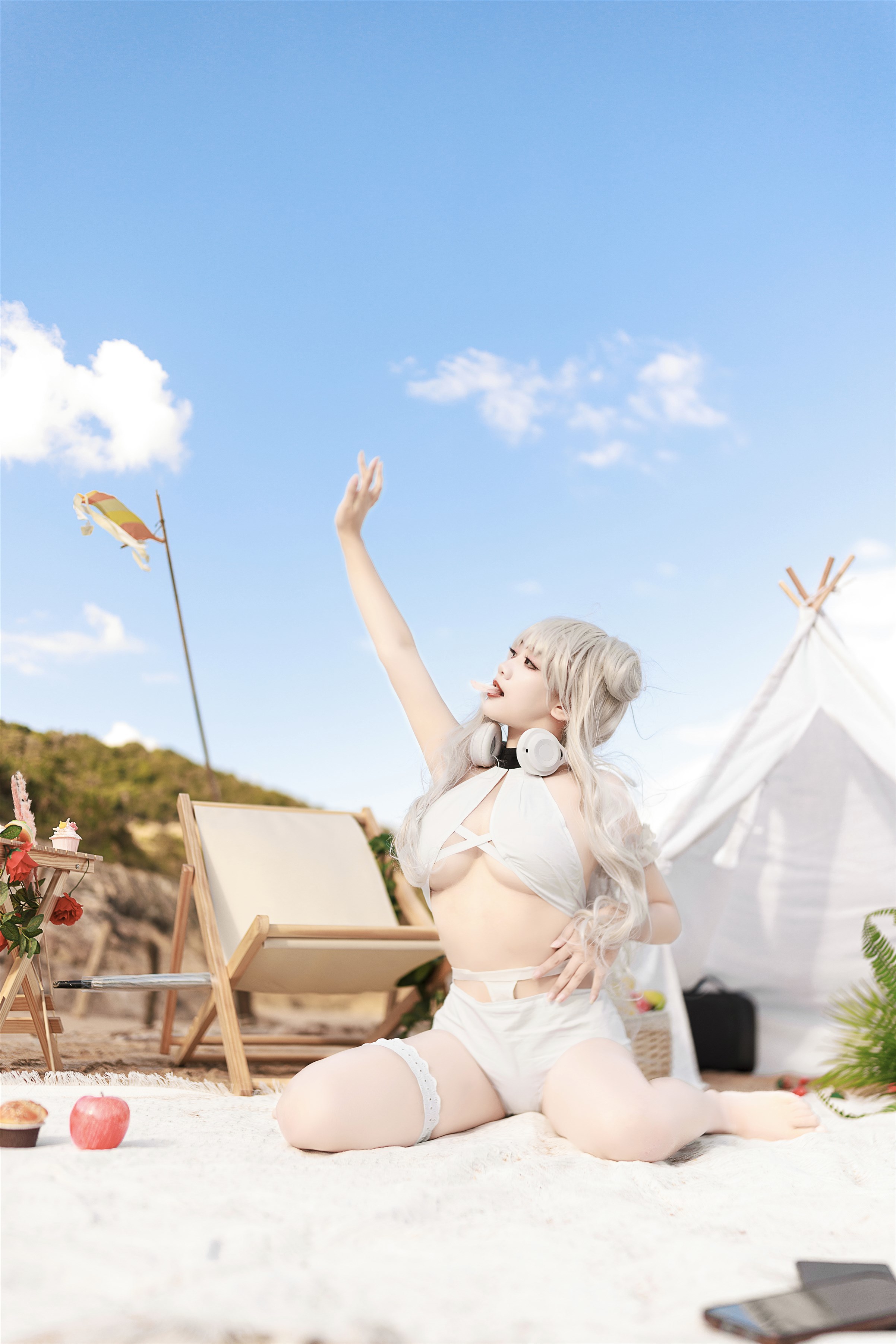 Cosplay 阿雪雪 恶毒泳装 Set.01(11)