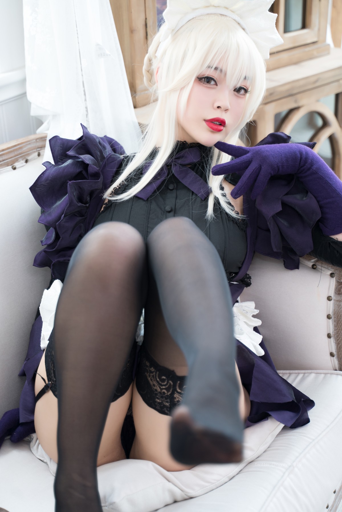 Cosplay 白烨 黑枪呆女仆(20)