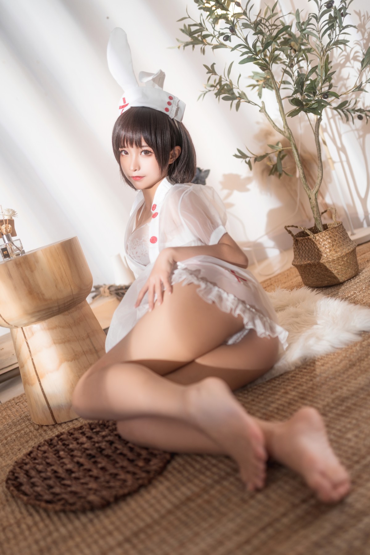 Cosplay 蠢沫沫 Chunmomo 透明护士(18)