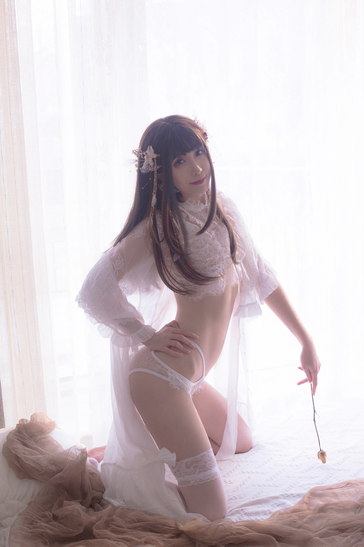 Cosplay 翎柒菜菜 白色流云(22)