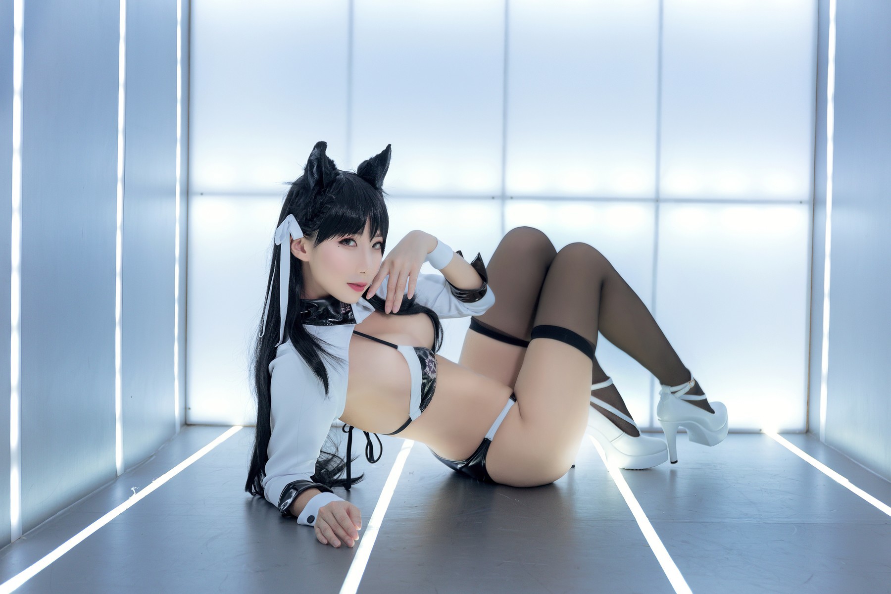 索索 Cosplay 愛宕 Atago Racing Queen Ver.(8)