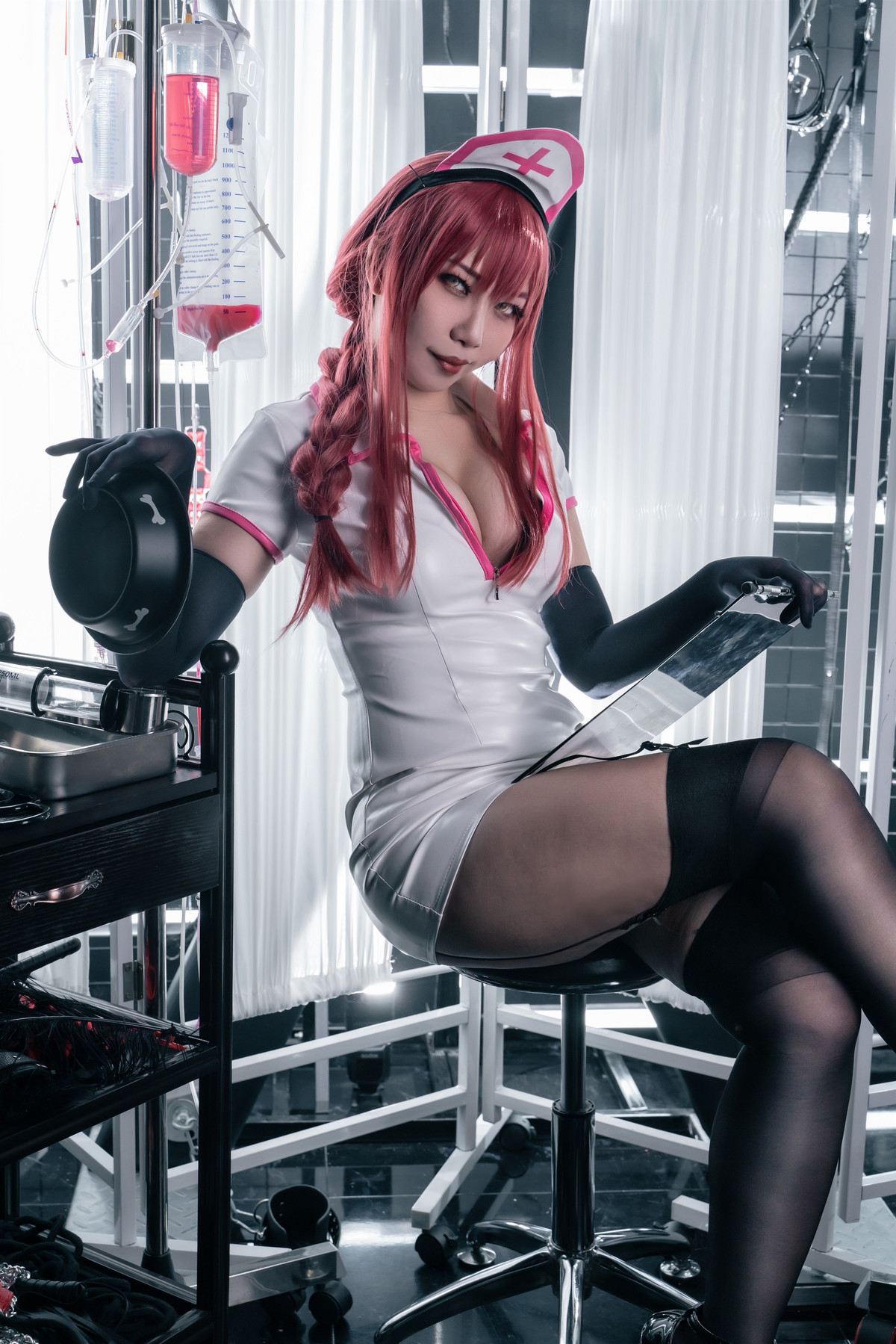 Cosplay 小琪Aki Dark Nurse(16)