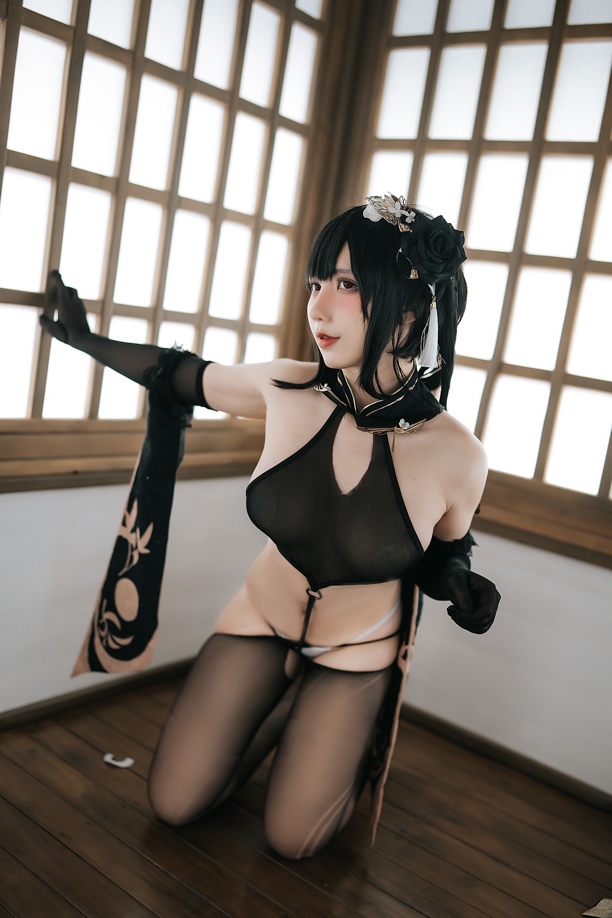 九曲Jean Cosplay 镇海旗袍(41)