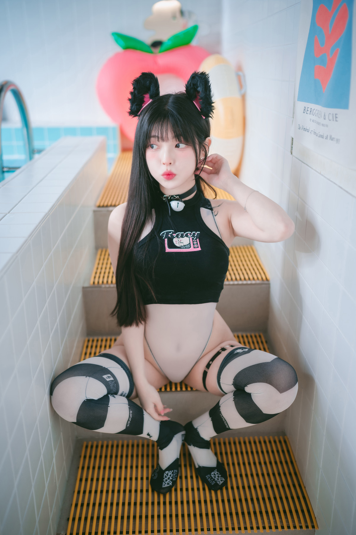 Yudi 유디, DJAWA &#8220;Pink Bunny &#038; Black Cat&#8221; Set.03(4)