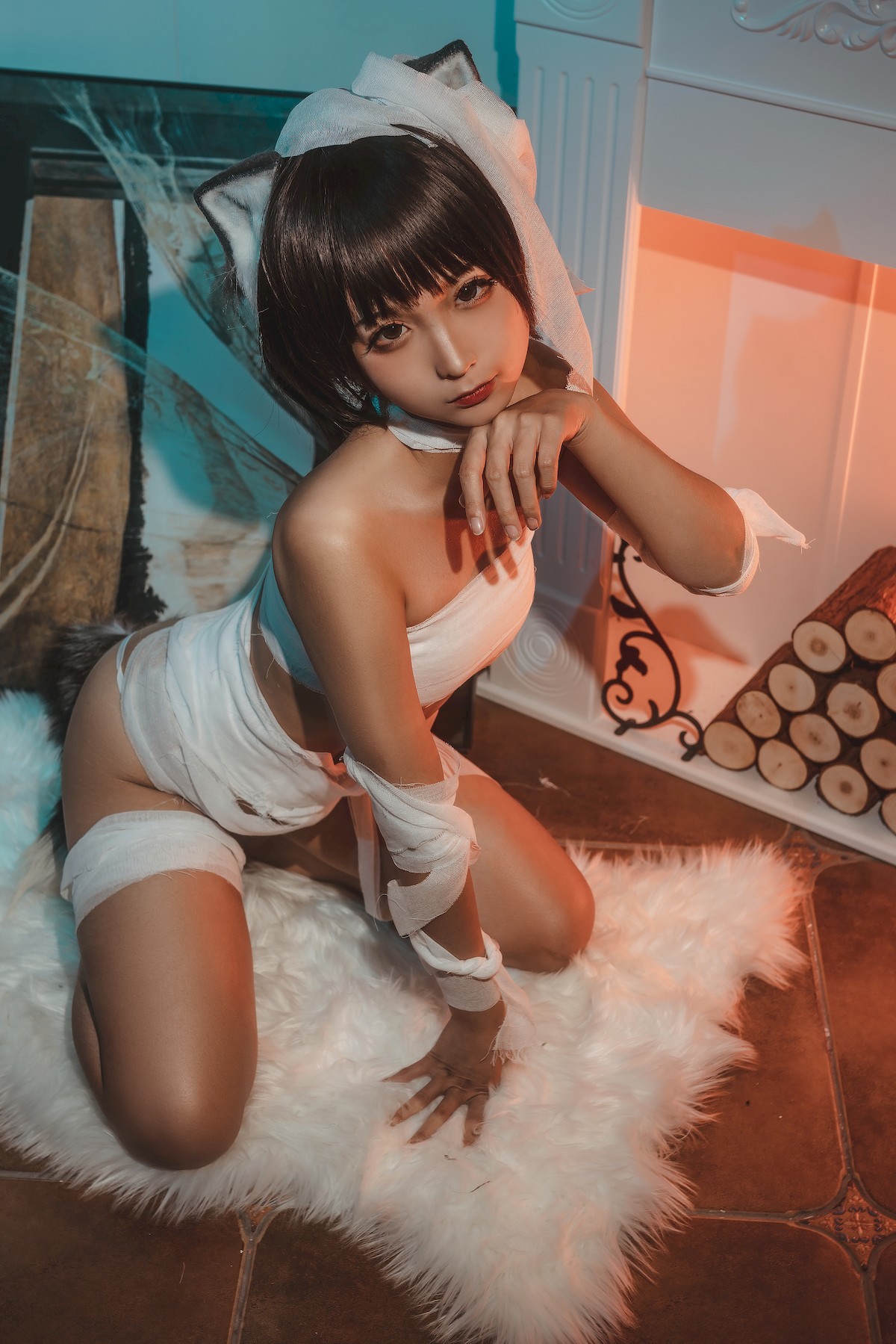 蠢沫沫 Cosplay 绷带猫(25)