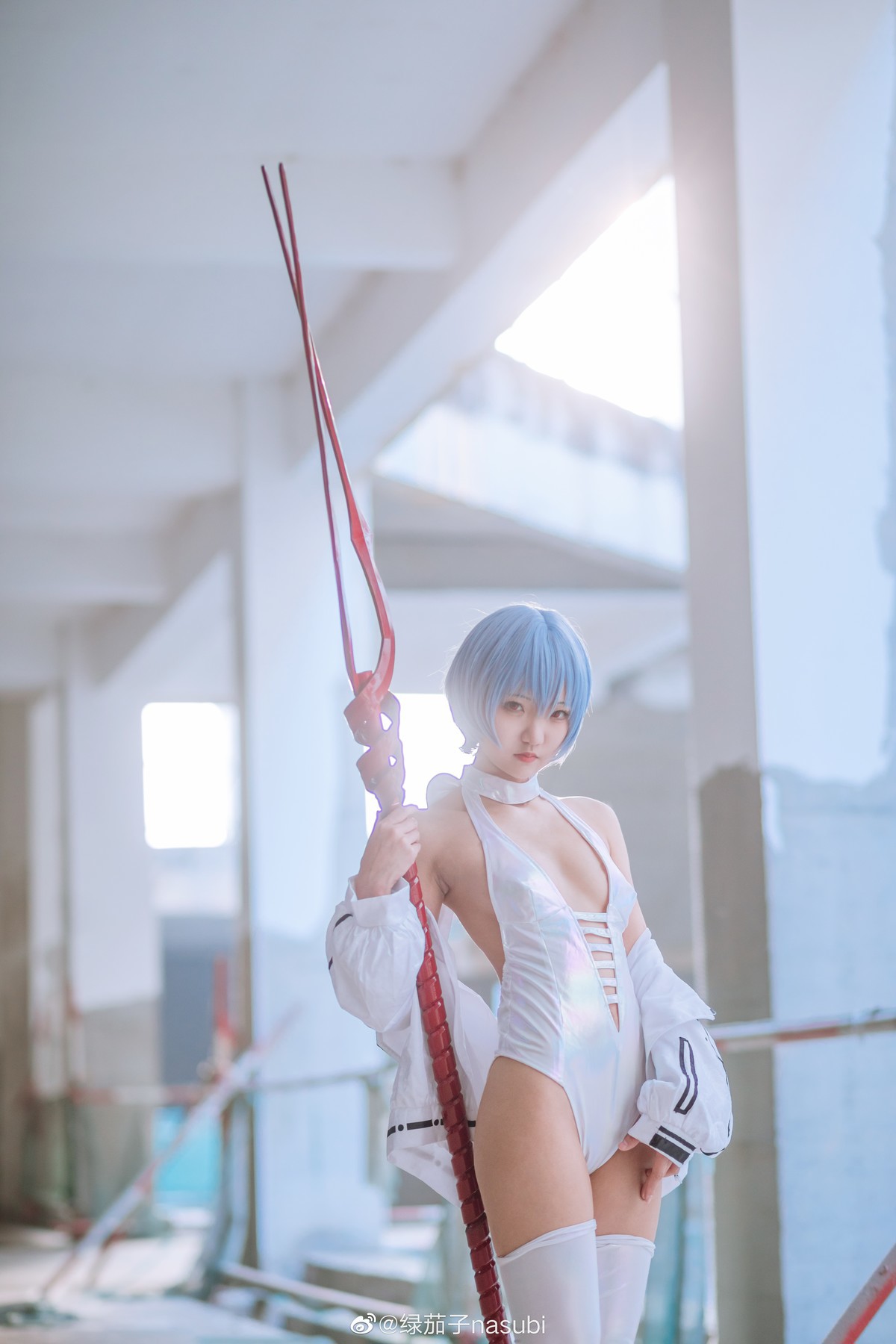 Cosplay 绿茄子nasubi EVA超话ASS绫波丽(9)