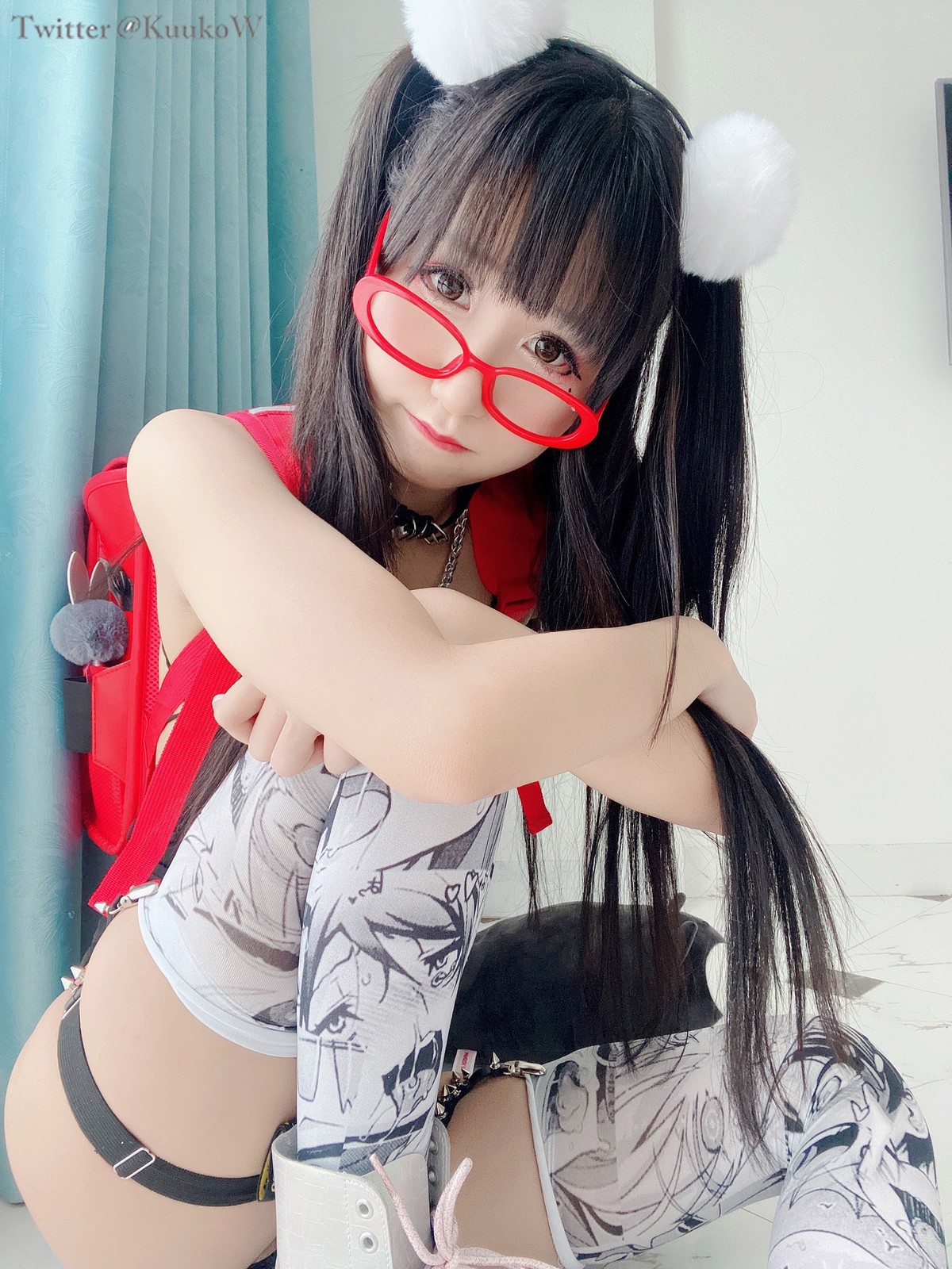 Cosplay KuukoW クー子 Megane Chan(4)