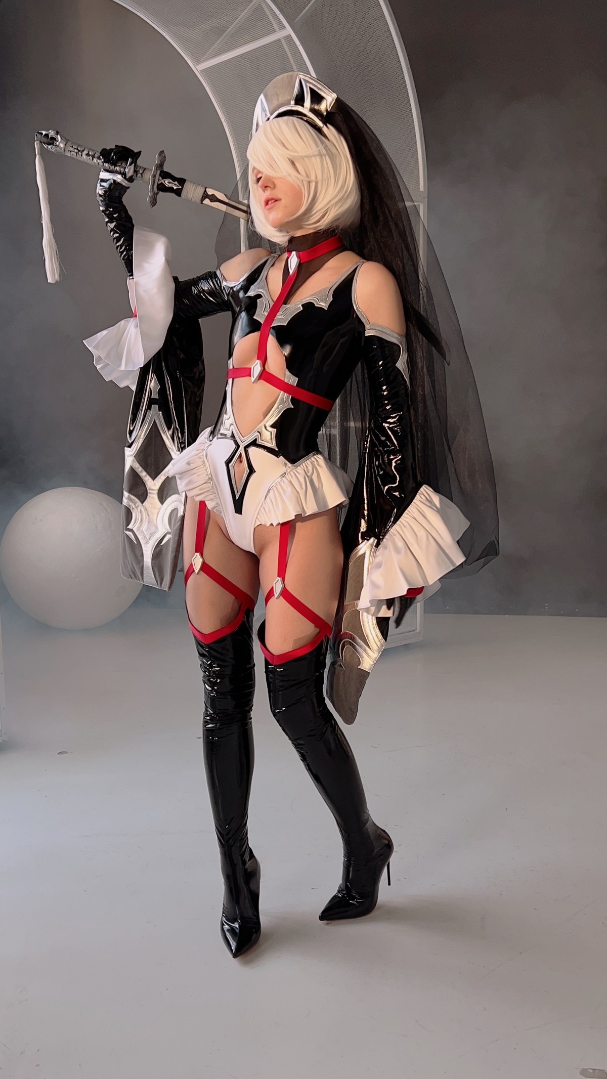 Shirogane Cosplay 2B ヨルハ２号Ｂ型 Bride Ver.(17)