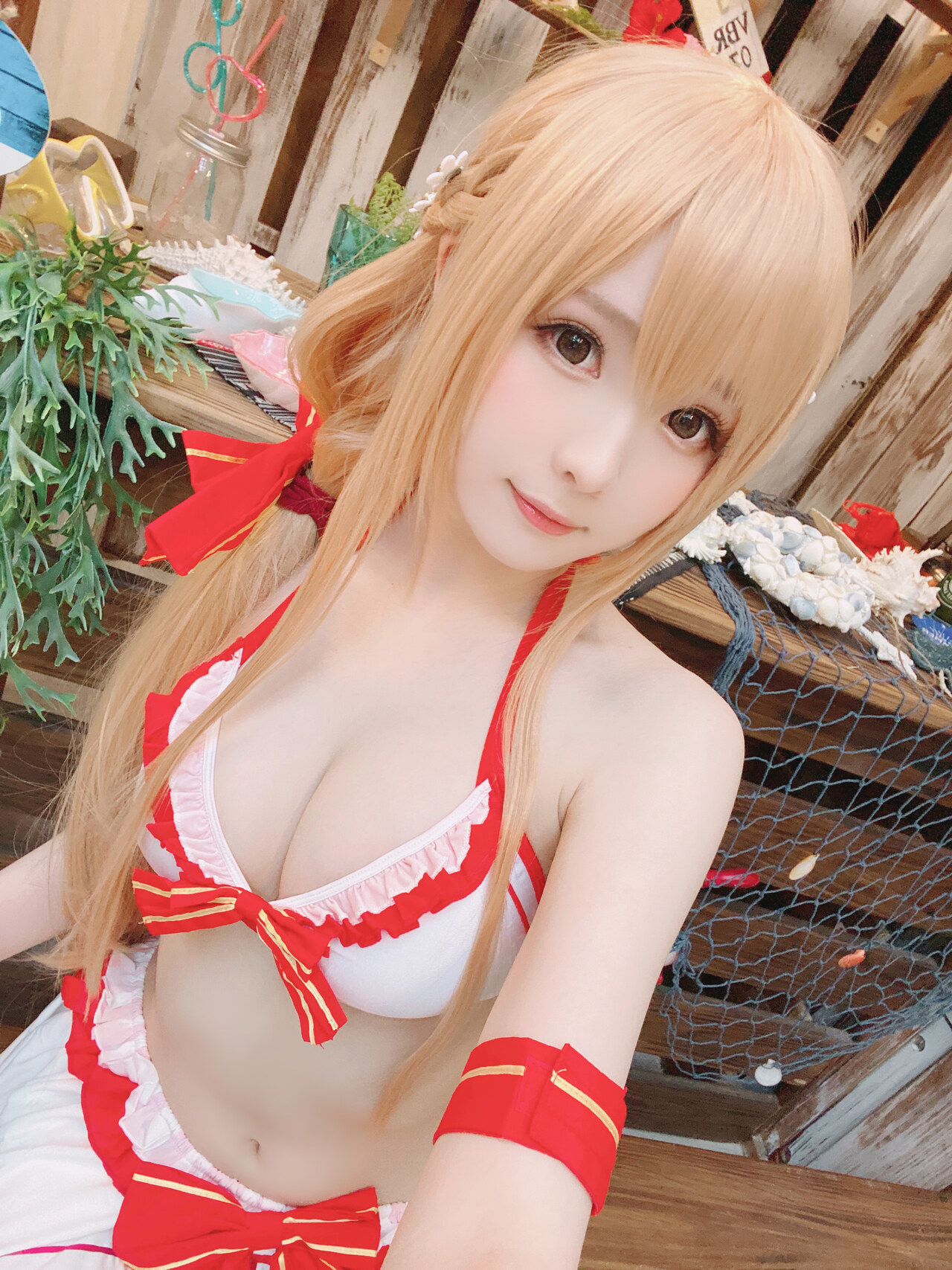 [霜月shimo] Asuna Yuuki 結城明日奈 Swimsuit Version(18)